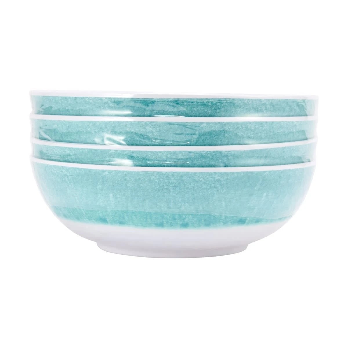 5 4 Pack Mint Glazed Look Bowls, 5 of 6