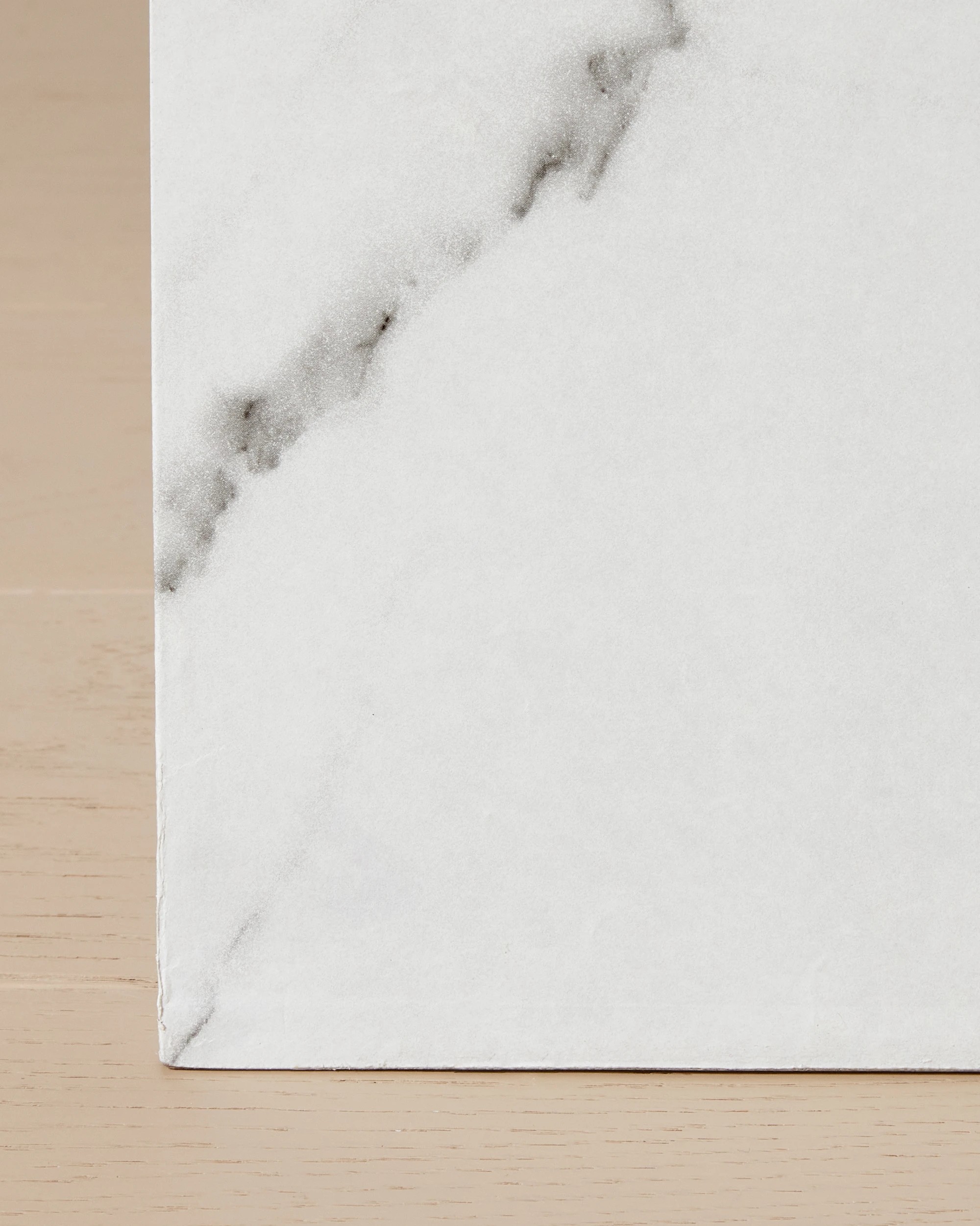 5 White Marble Look Side Table, 5 of 5