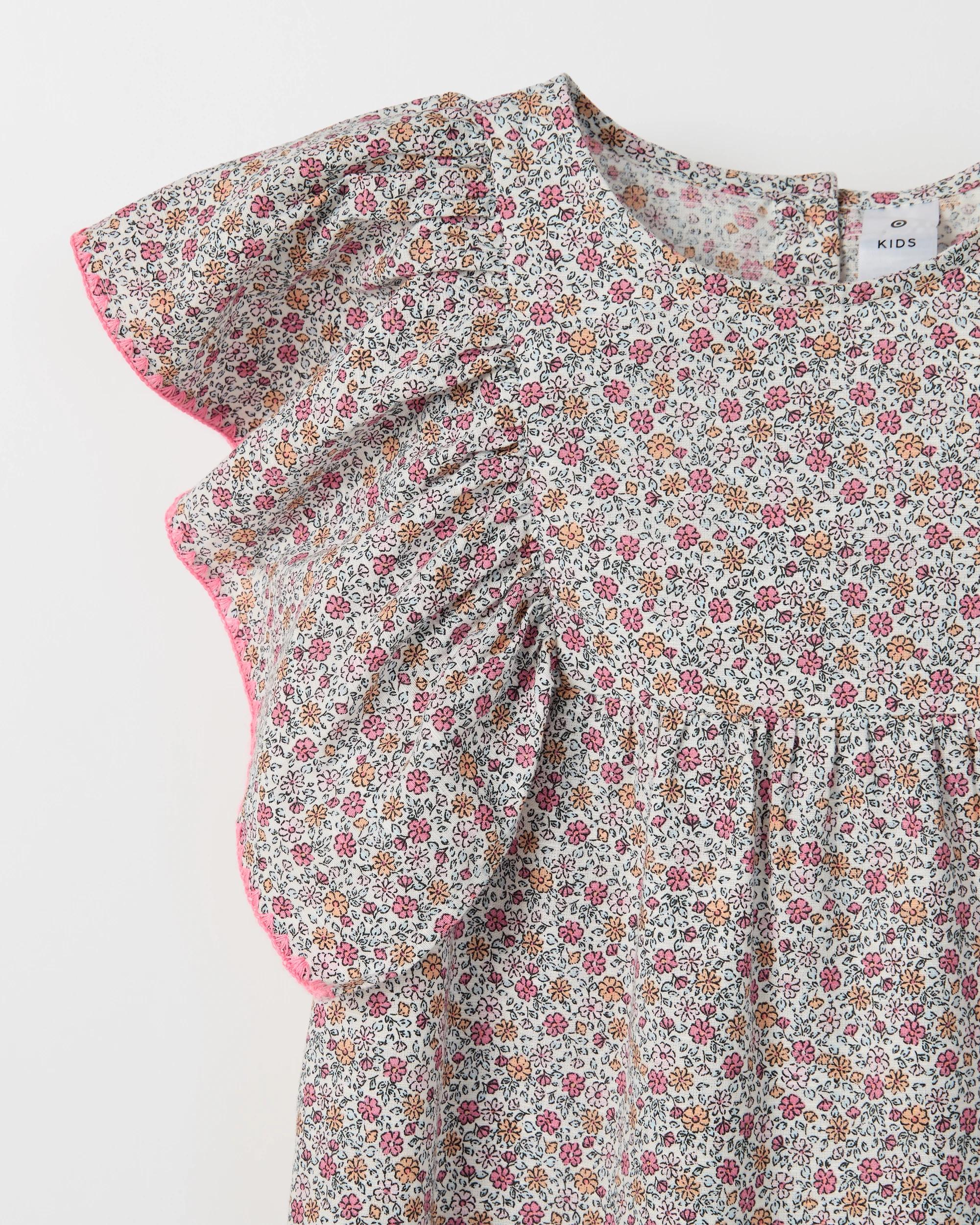 2 Target Kids Woven Embroidered Dress MULTI DITSY, 2 of 2
