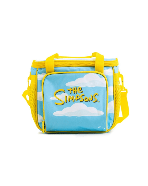 The Simpsons - Clouds Cooler Lunch Bag - Blue,Yellow - Kmart