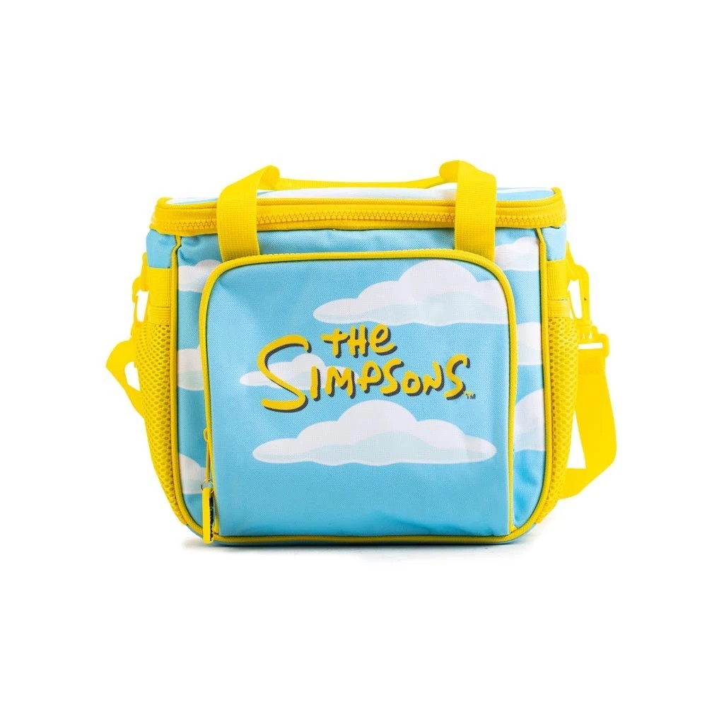 1 The Simpsons - Clouds Cooler Lunch Bag - Blue,Yellow, 1 of 4