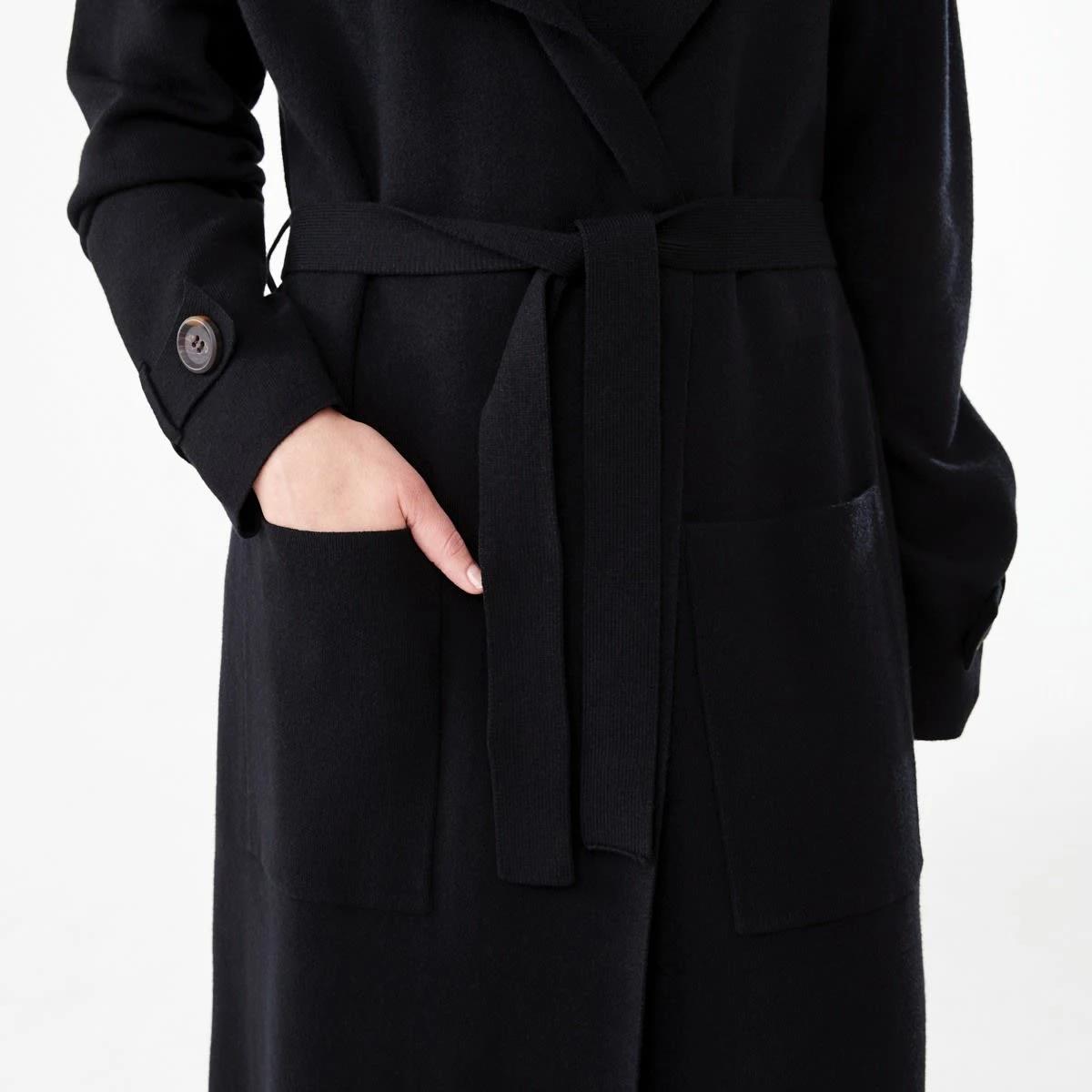 8 Trench Coatigan Black, 8 of 8