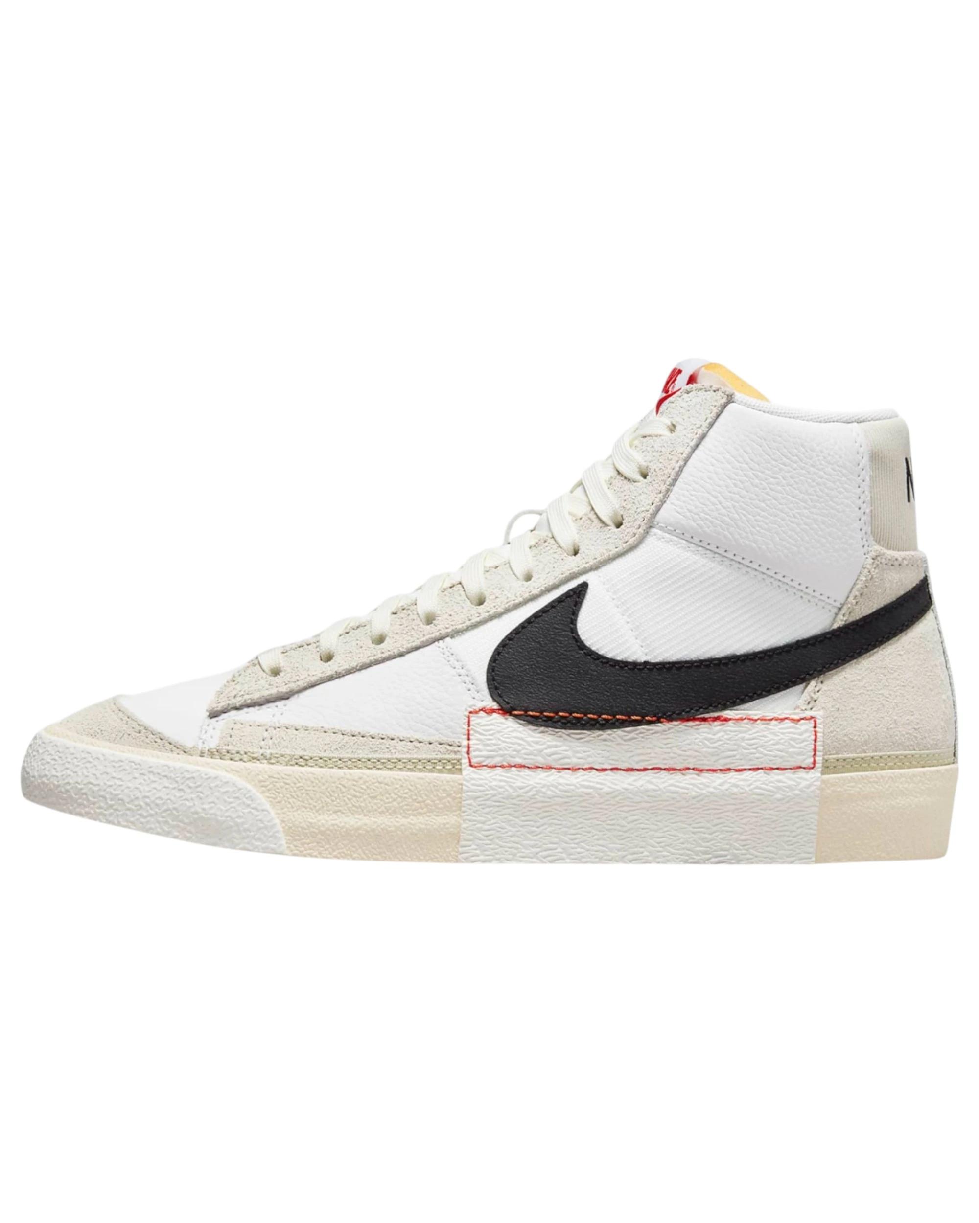 9 Nike Mens Blazer Mid 77 Pro Club Remastered White/ Black Athletic Shoes WHITE/BLACK, 9 of 9