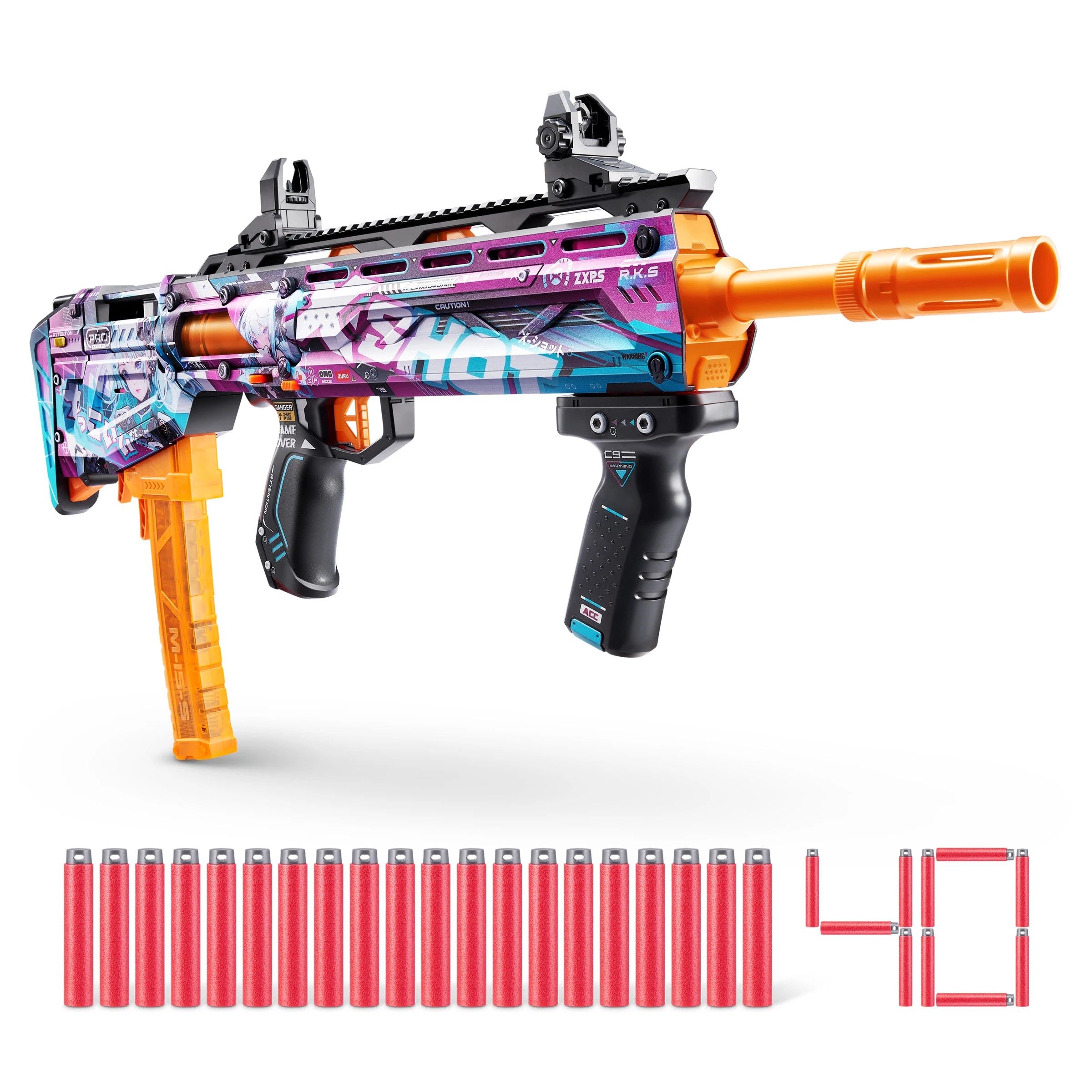 2 Zuru XSHOT Skins Pro Series 1 Anime Long Shot Blaster, 2 of 8