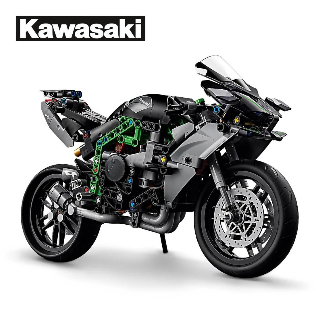 9 LEGO Technic Kawasaki Ninja H2R Motorcycle 42170, 9 of 10