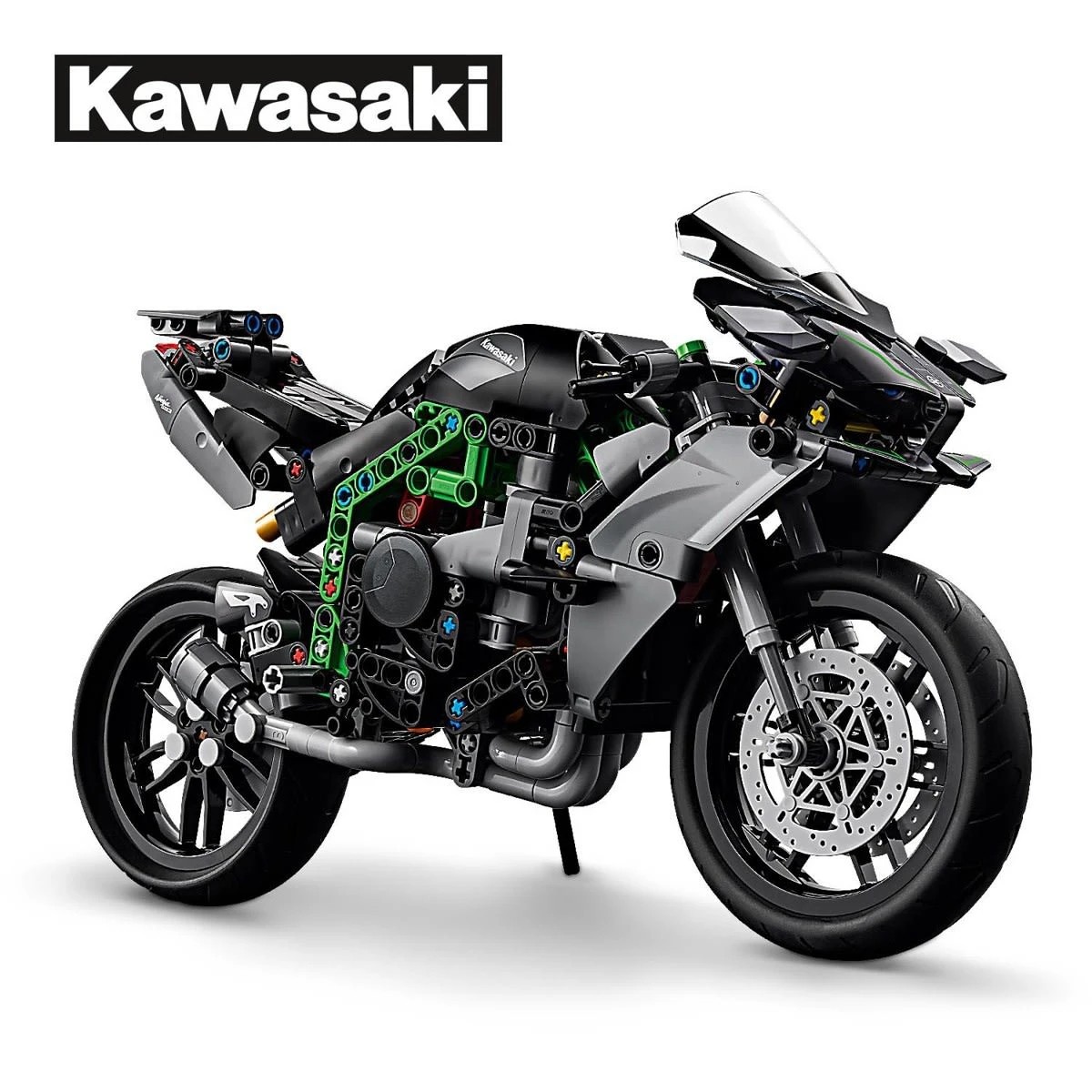 9 LEGO Technic Kawasaki Ninja H2R Motorcycle 42170, 9 of 10