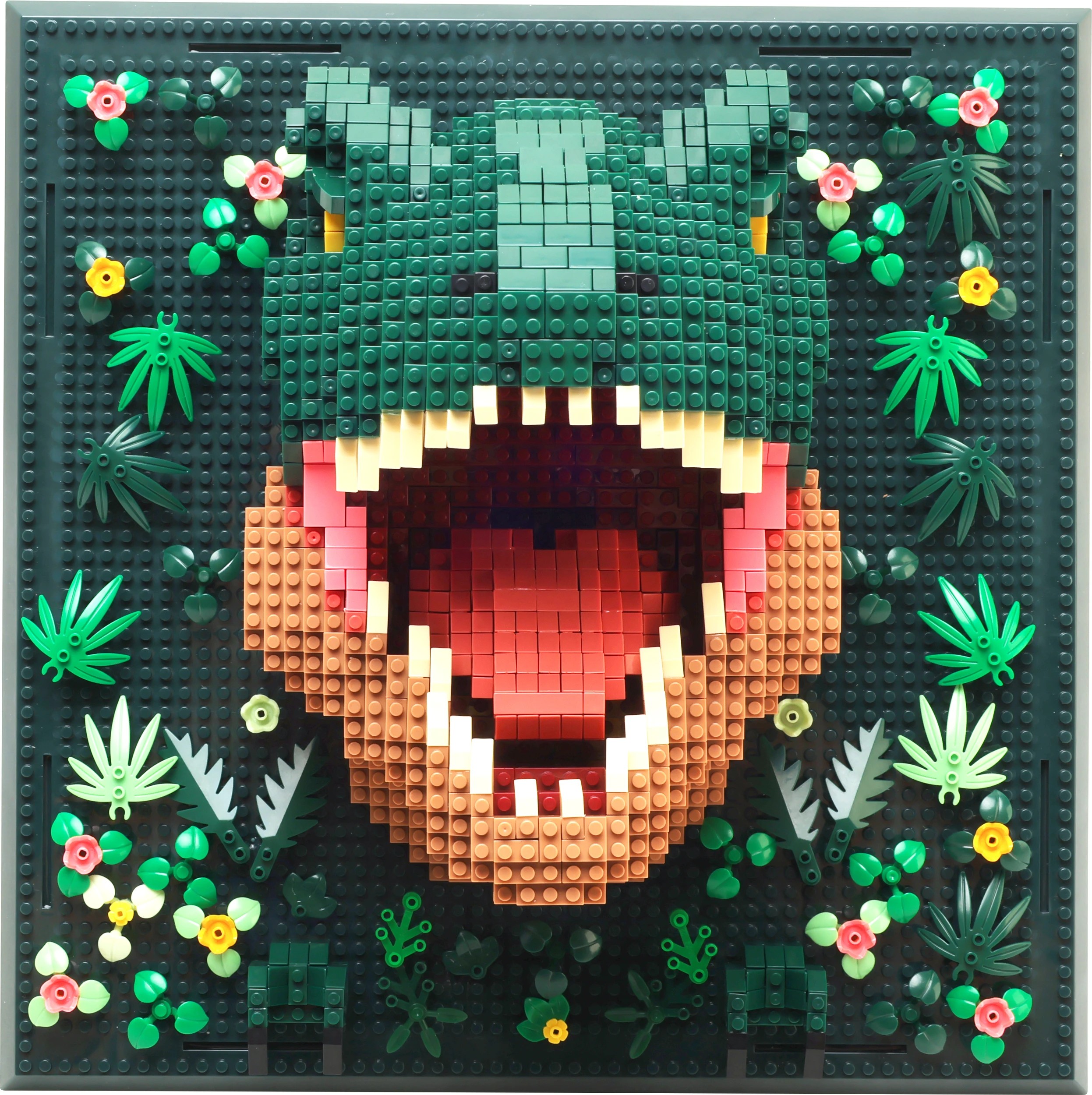 3 2171 Piece Mini Blocks Dinosaur Series: Dinosaur Frame, 3 of 7