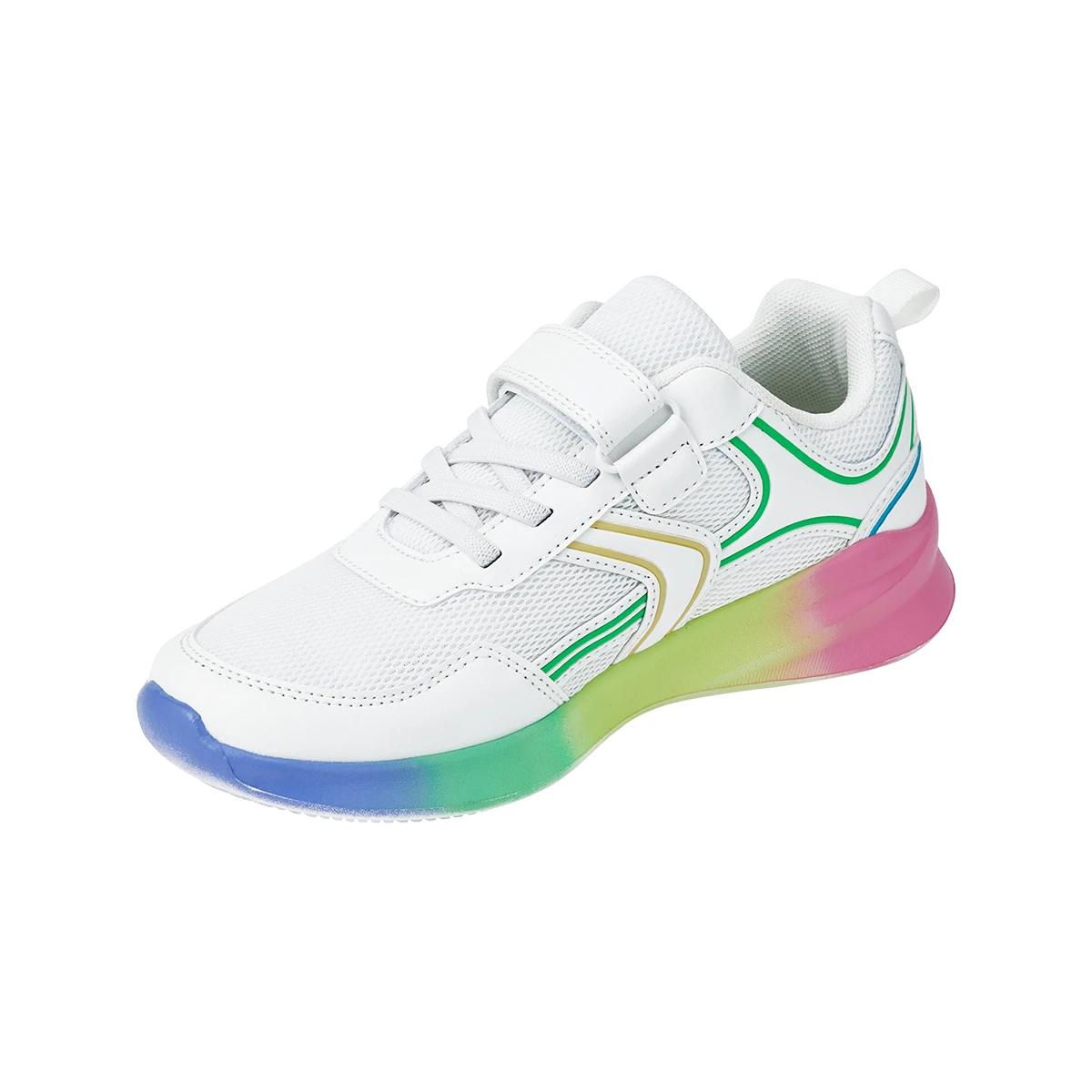 3 Senior Sneakers WHITE Ombre Sole, 3 of 5