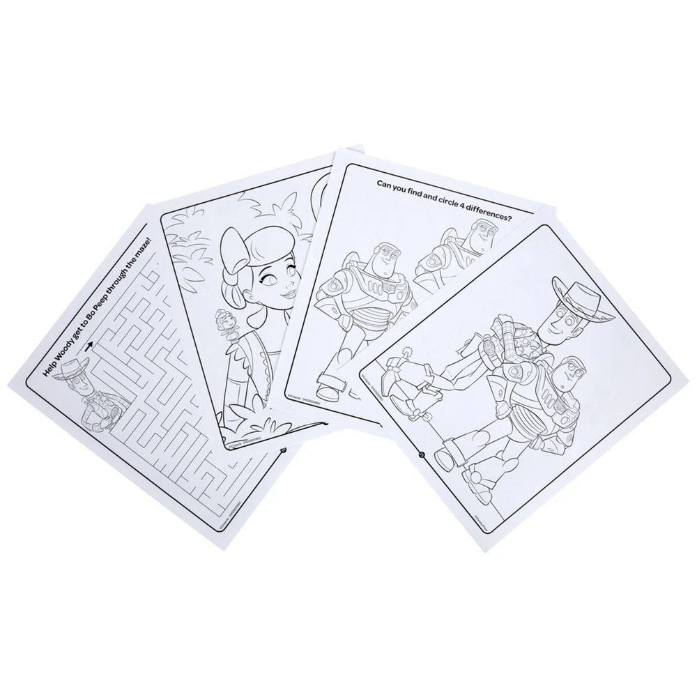 3 Toy Story 4 Colour & Sticker Activity Set 32 Pages, 3 of 6