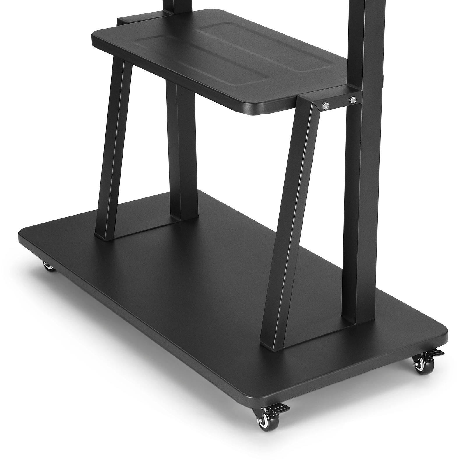 5 Ausway Mobile TV Screen Monitor Stand Mount Bracket Trolley 50-98 Inch, 5 of 8