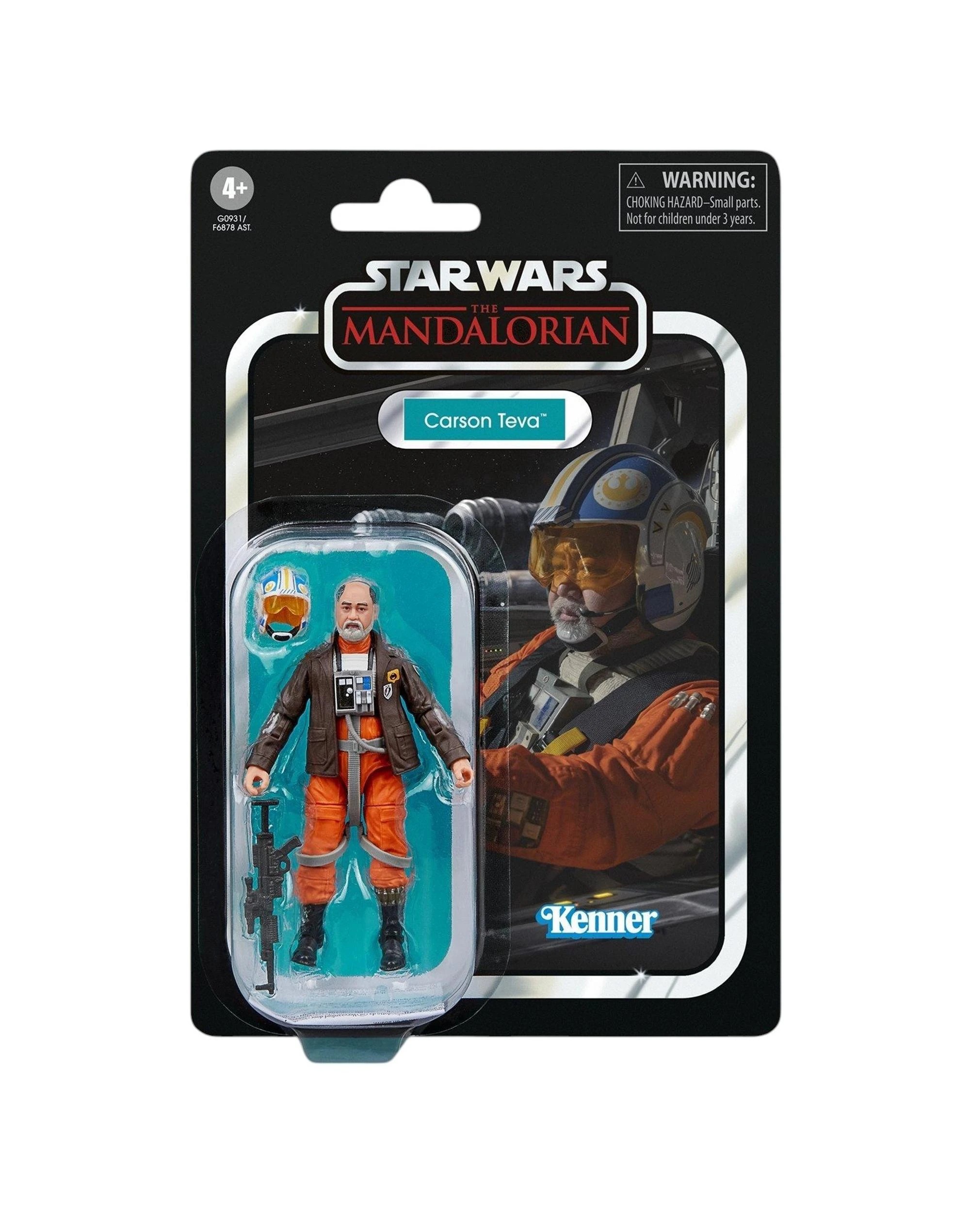 1 Star Wars The Vintage Collection: The Mandalorian Carson Teva Action Figure, 1 of 10