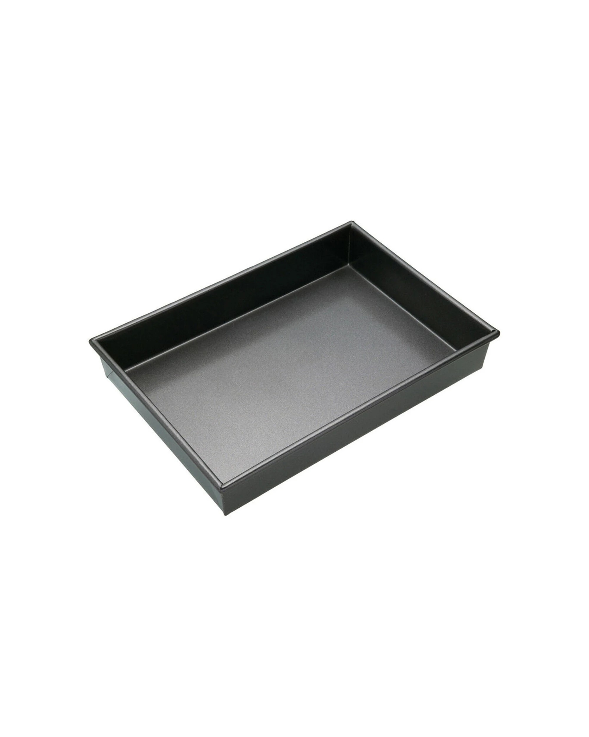 2 Mastercraft 2PK 35x24cm Heavy Base Non-Stick Quantum II Rectangular Deep Cake Pan 2PK - Black, 2 of 7