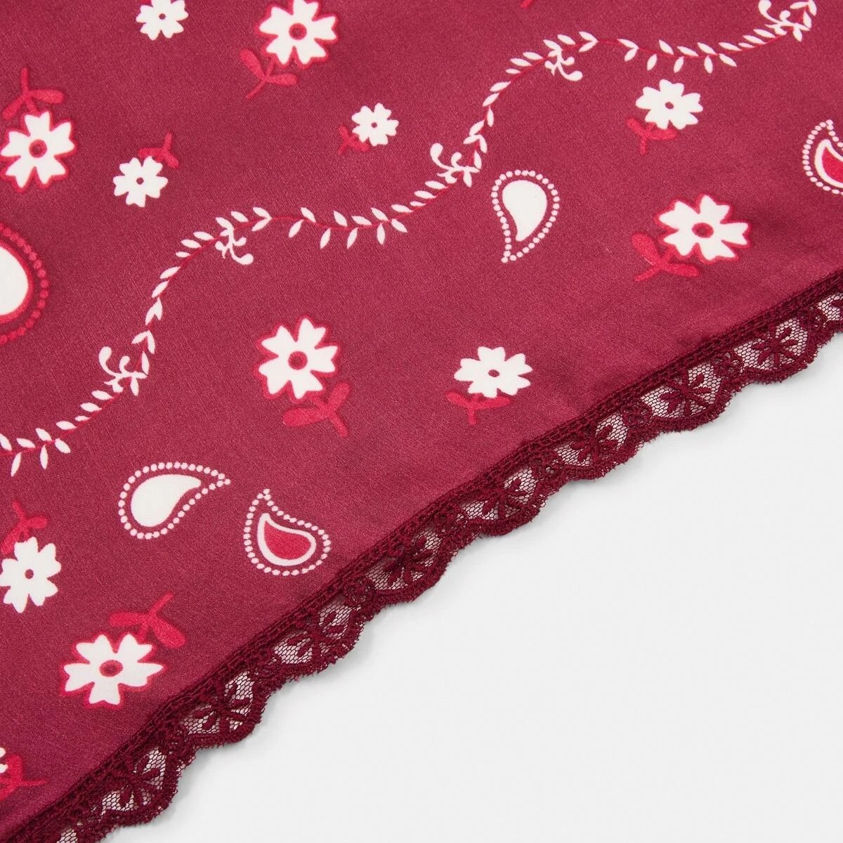 4 Lace Trim Hair Scarf, 4 of 6