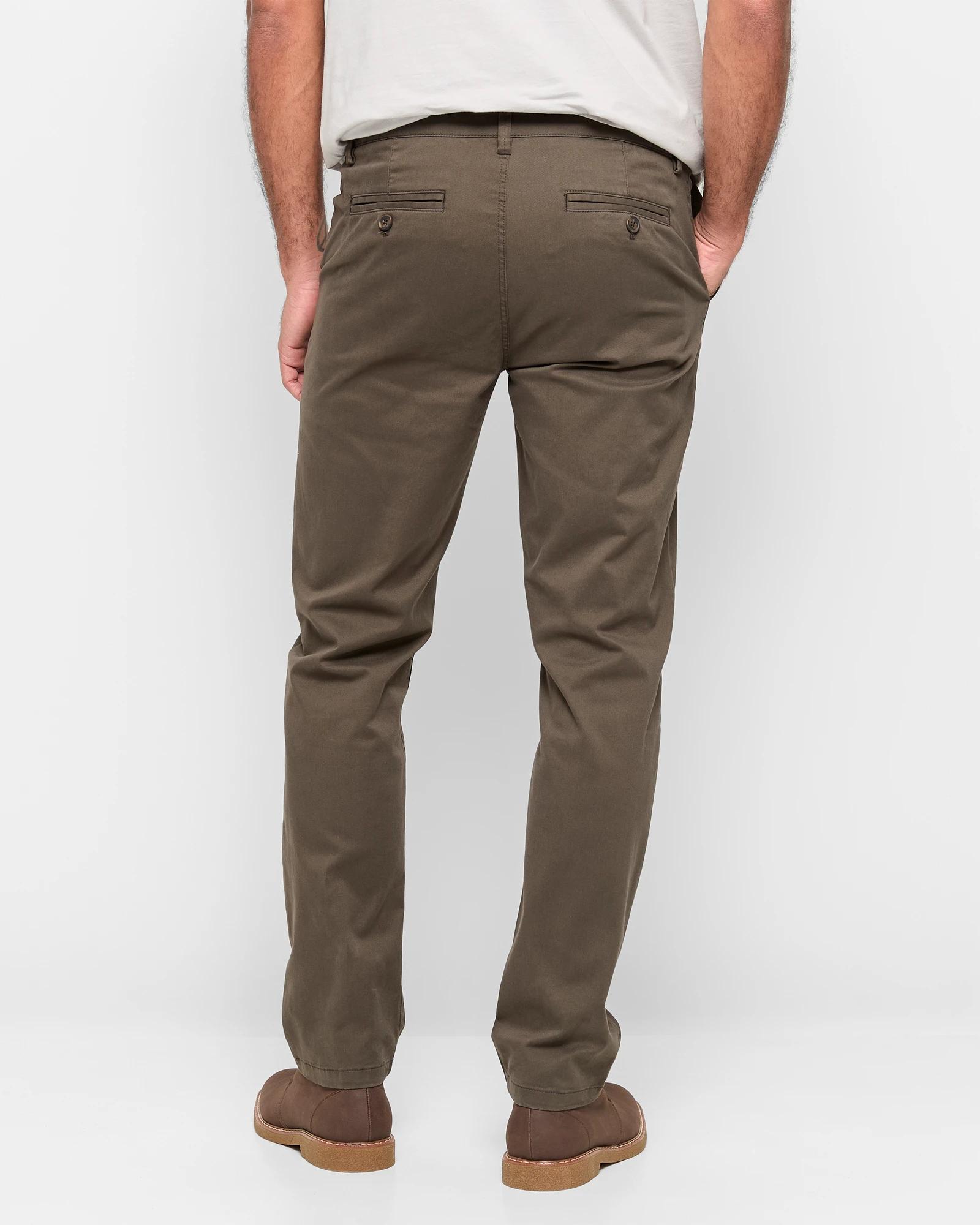 4 Target Straight Chino Pants DARK OLIVE, 4 of 5
