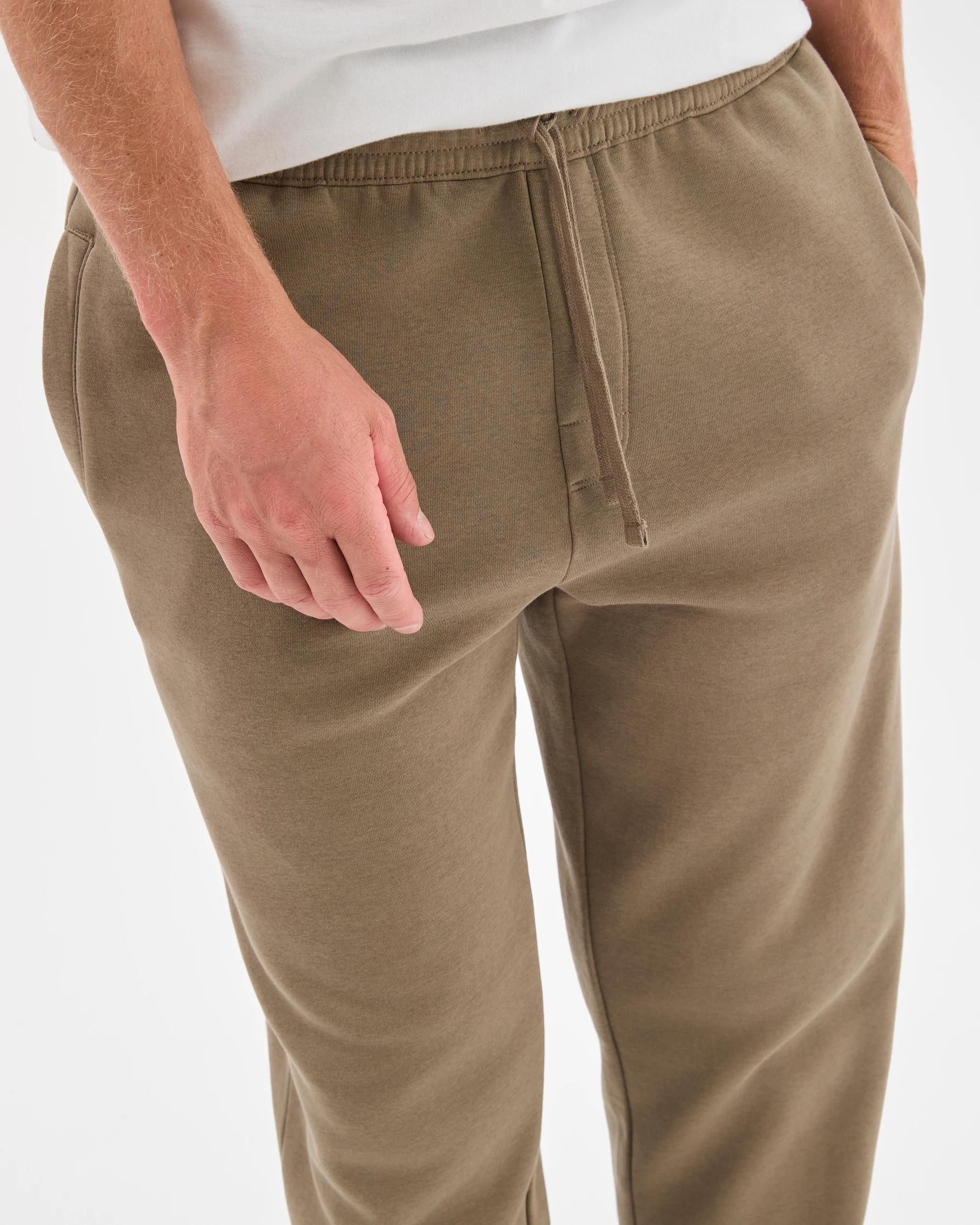 6 Target Man Australian Cotton Blend Cuffed Trackpants MUSHROOM, 6 of 7