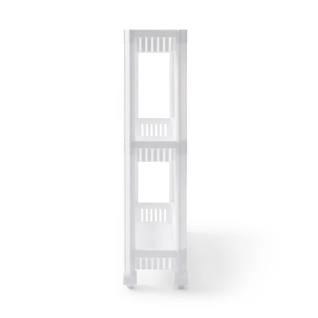 7 3 Tier Plastic Trolley - White, 7 of 10