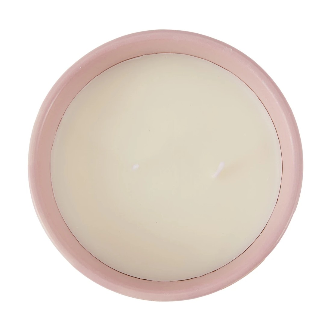 2 Red Stripe Ceramic Candle, 2 of 3