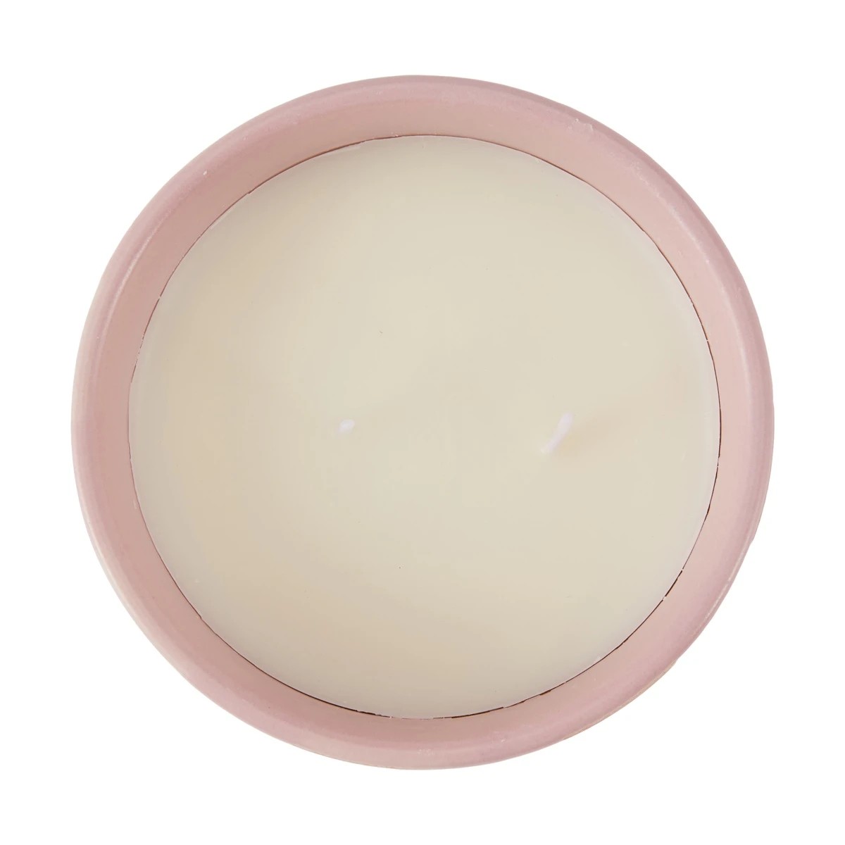 2 Red Stripe Ceramic Candle, 2 of 3