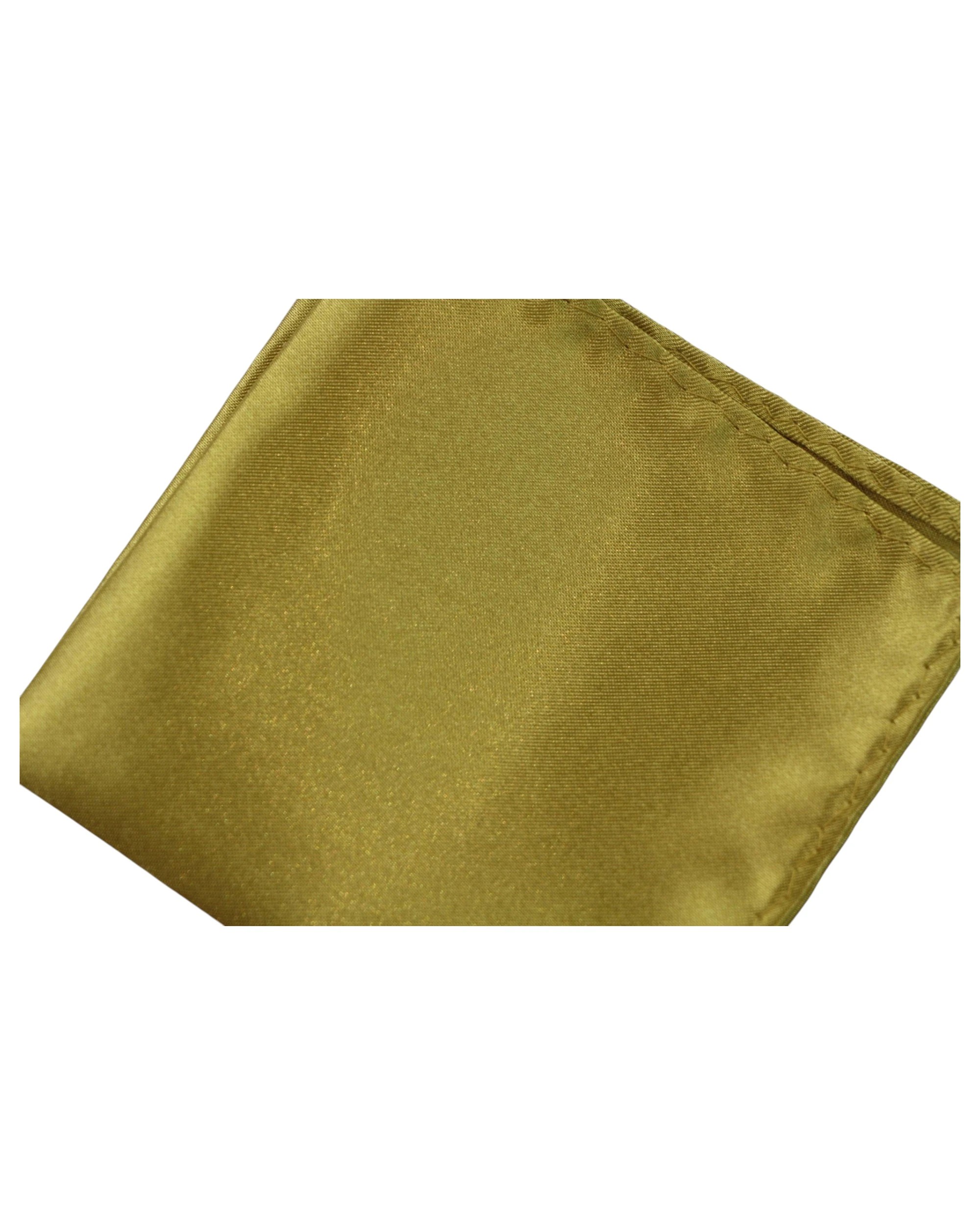 2 Zasel Mens Pocket Square - Yellow - Yellow, 2 of 3