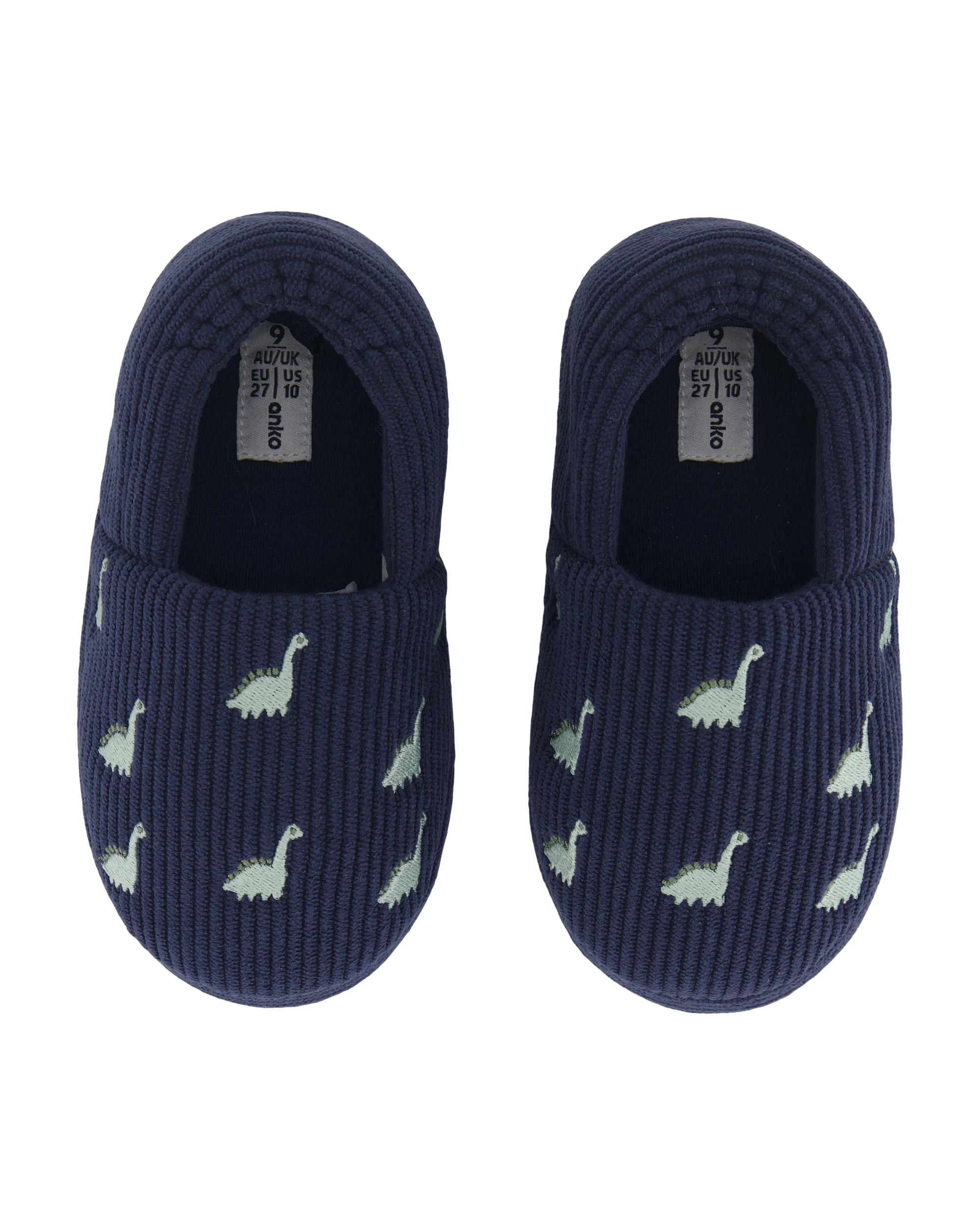 2 Junior Corduroy Slippers Dino, 2 of 3