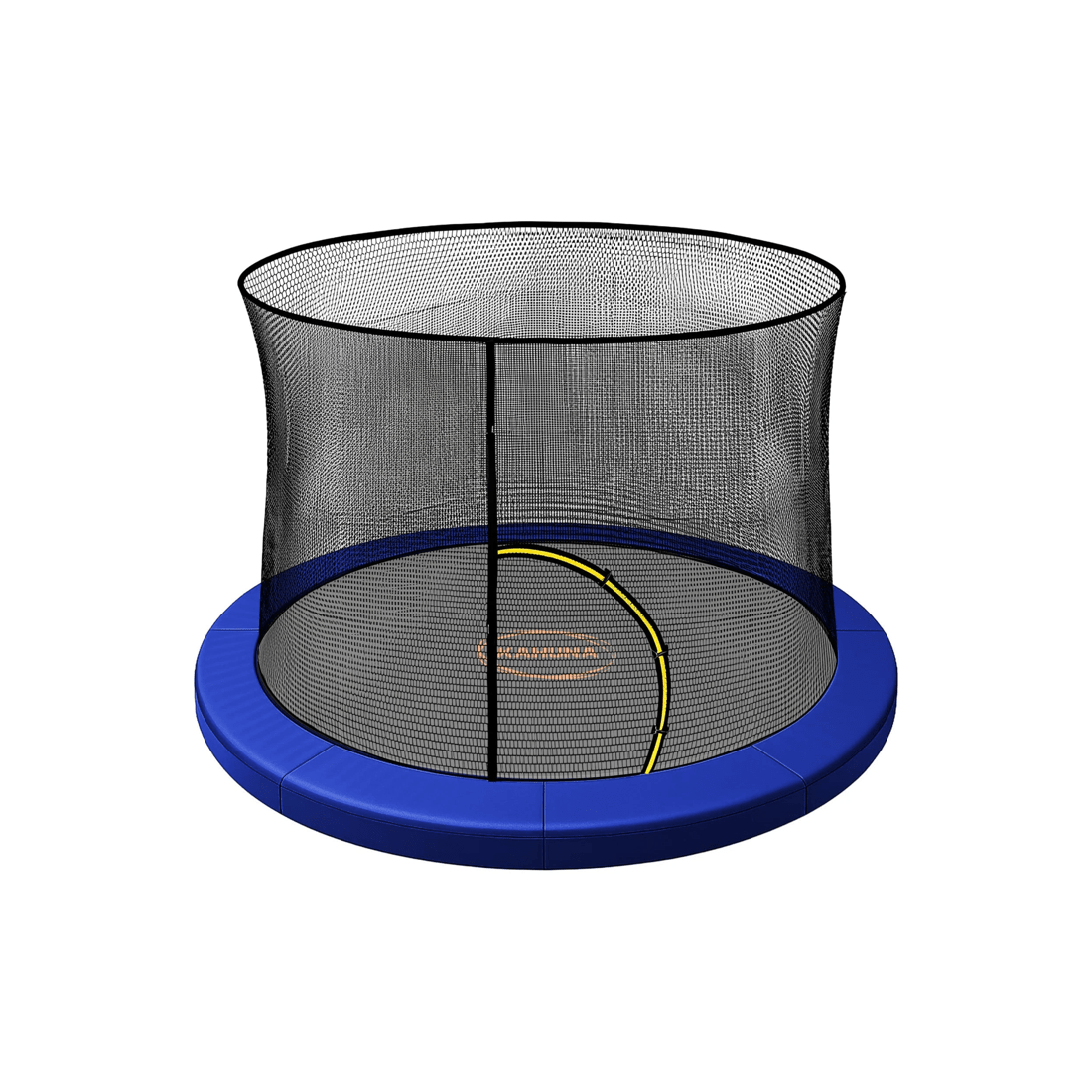 1 Kahuna 6ft Replacement Trampoline Safety Pad Cover and Safety Net Set Blue, 1 of 4