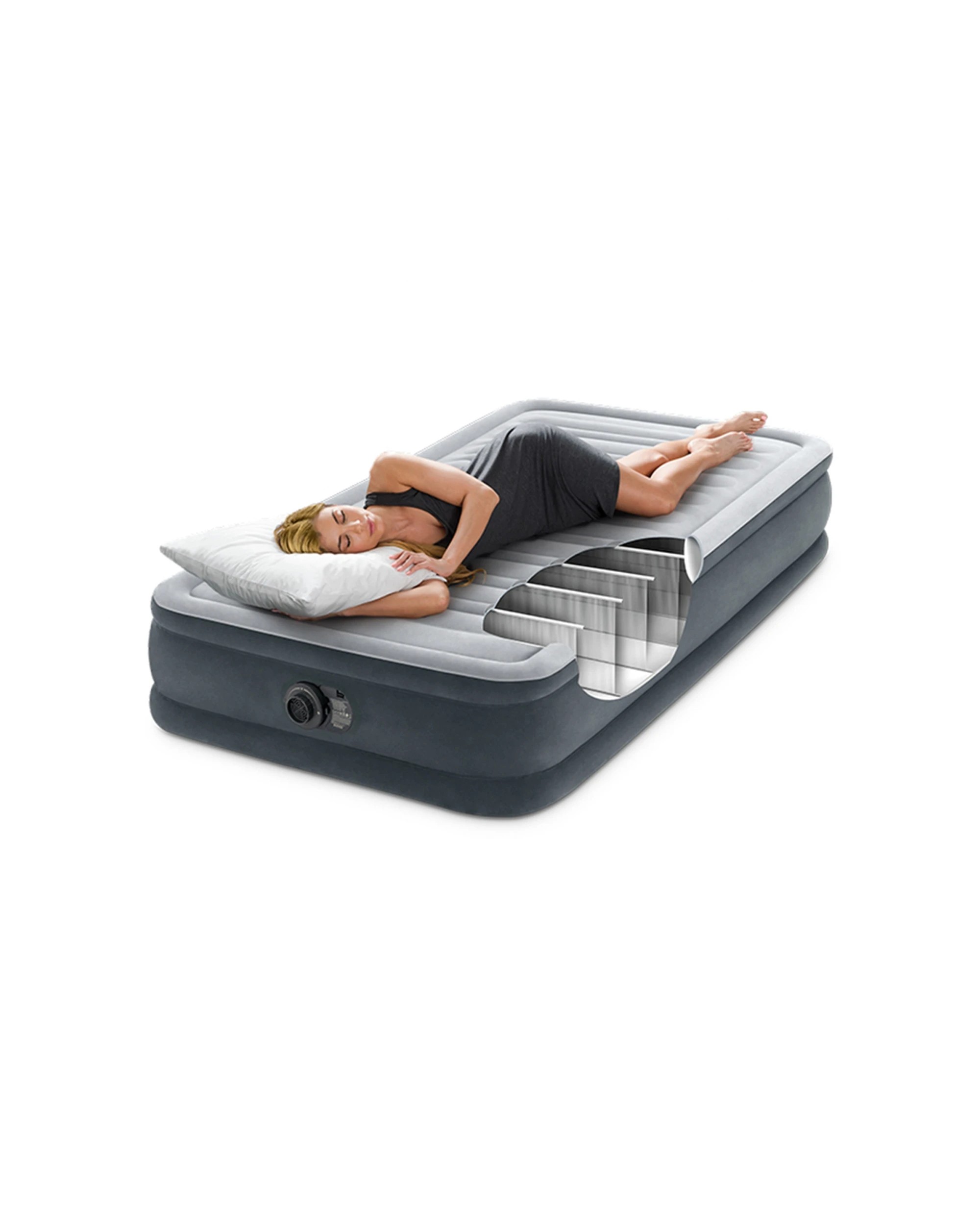 5 Intex Dura-Beam Comfort-Plush Airbed With Bip - Single Bed - Multi, 5 of 9