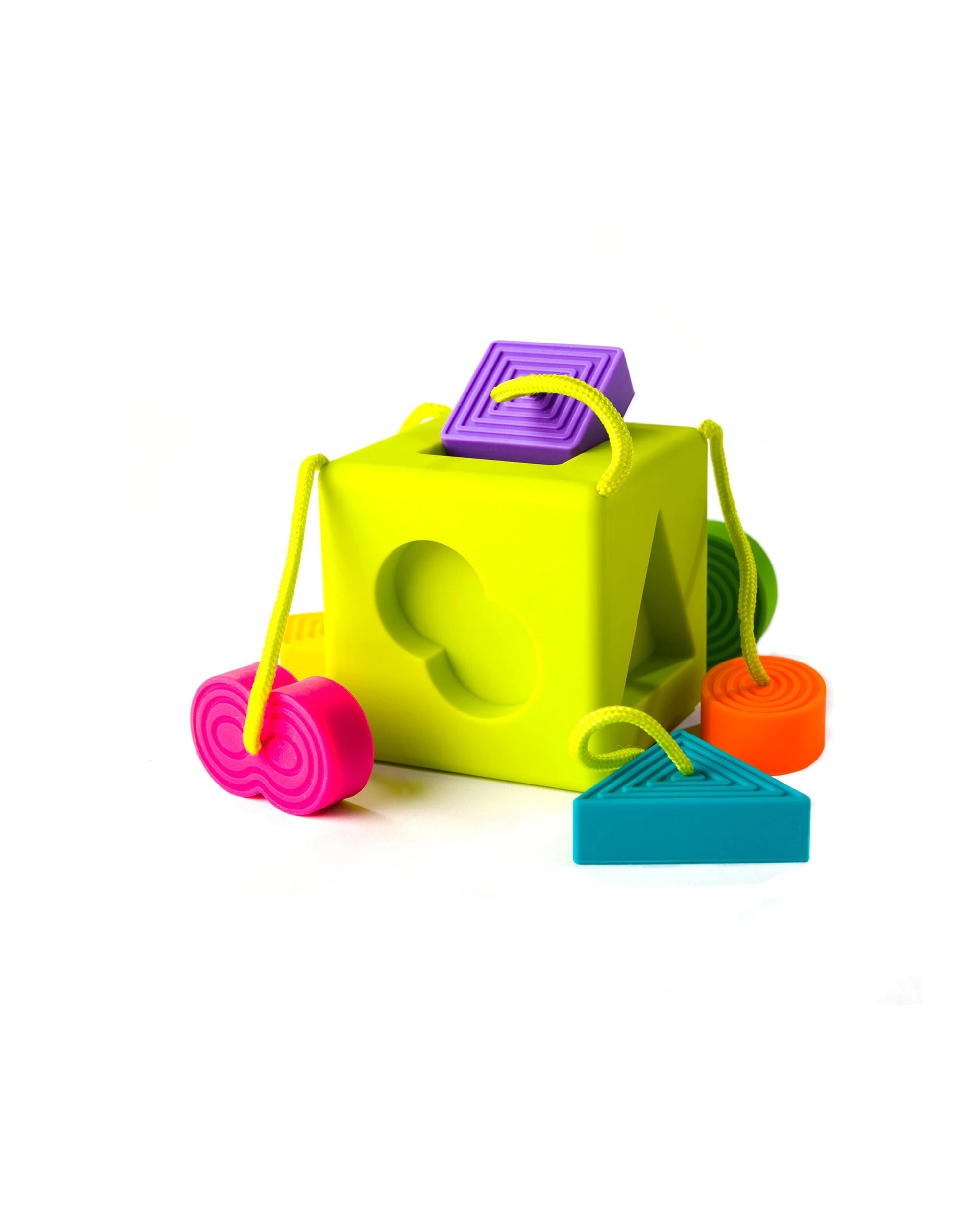 1 Fat Brain Toy Co OombeeCube Shape Sorting Cube - Multi, 1 of 8