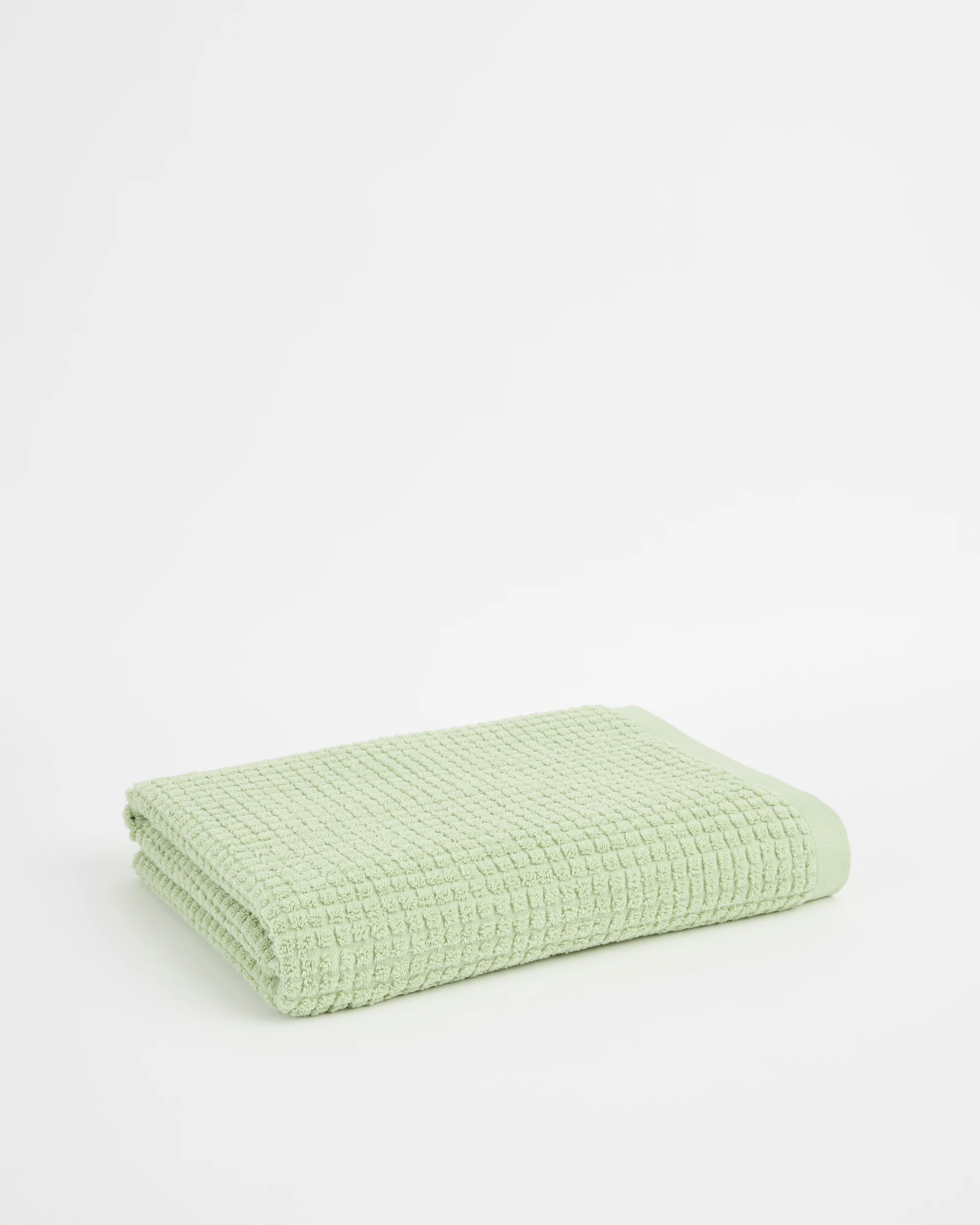 1 Target Cassie Textured Australian Cotton Bath Sheet - Green, 1 of 3