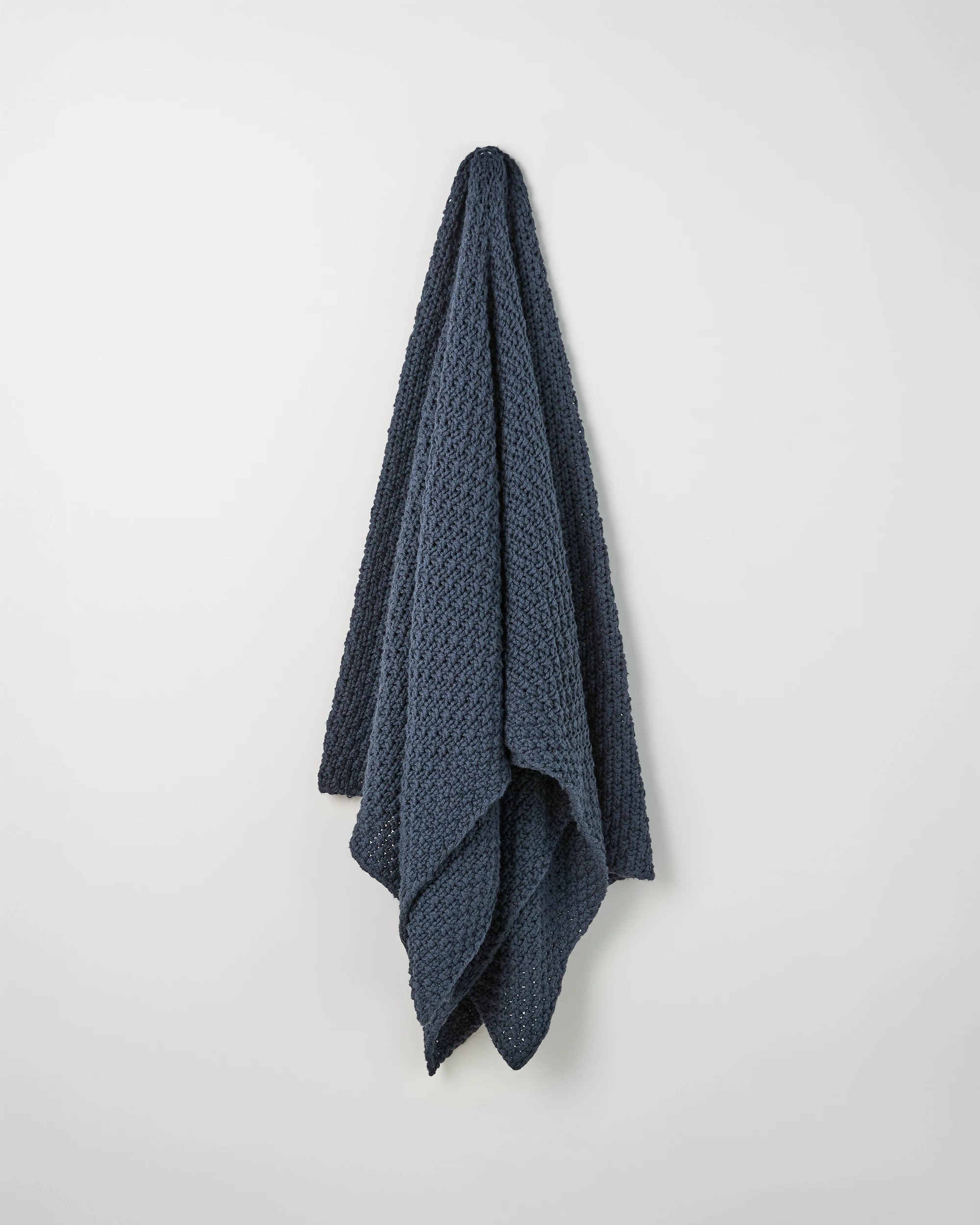 3 Target Dolly Chunky Textured Knit Throw - Queen Bed - Blue, 3 of 3