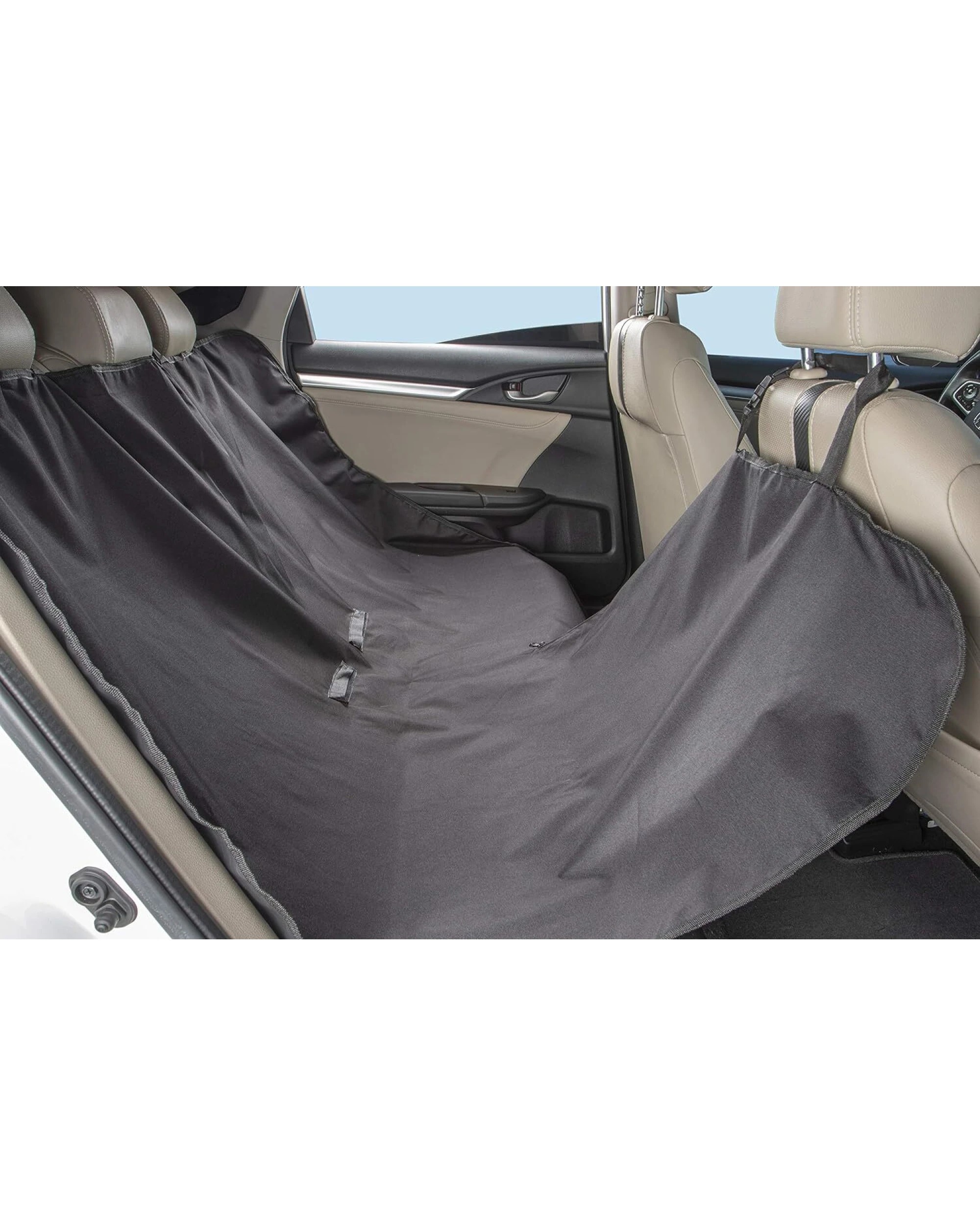 3 BR Pets Waterproof Pet Car Back Seat Cover and Hammock Protector, 3 of 7
