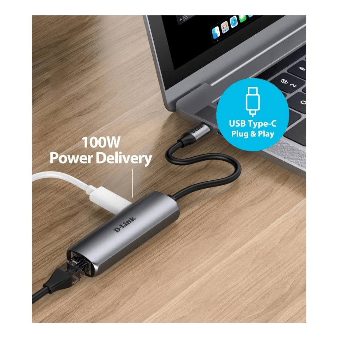 2 D-Link E255 USB-C to Ethernet Adapter, 2 of 2