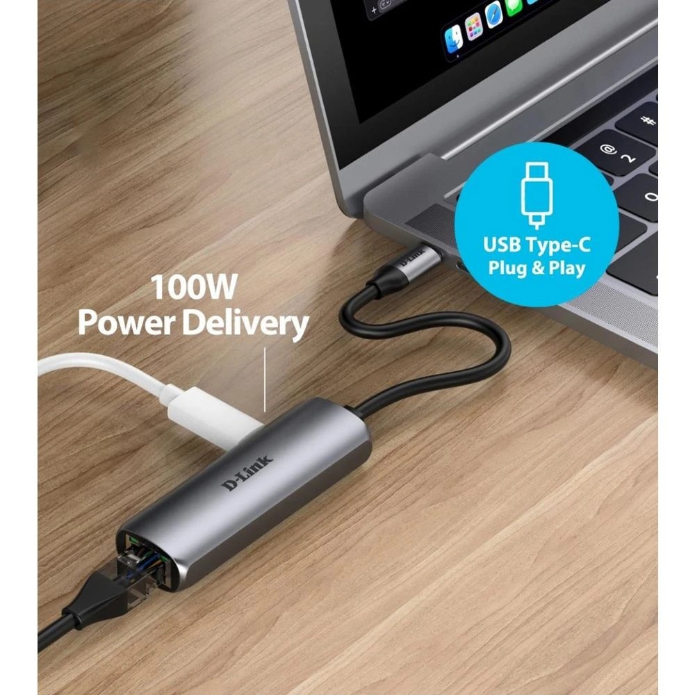 2 D-Link E255 USB-C to Ethernet Adapter, 2 of 2