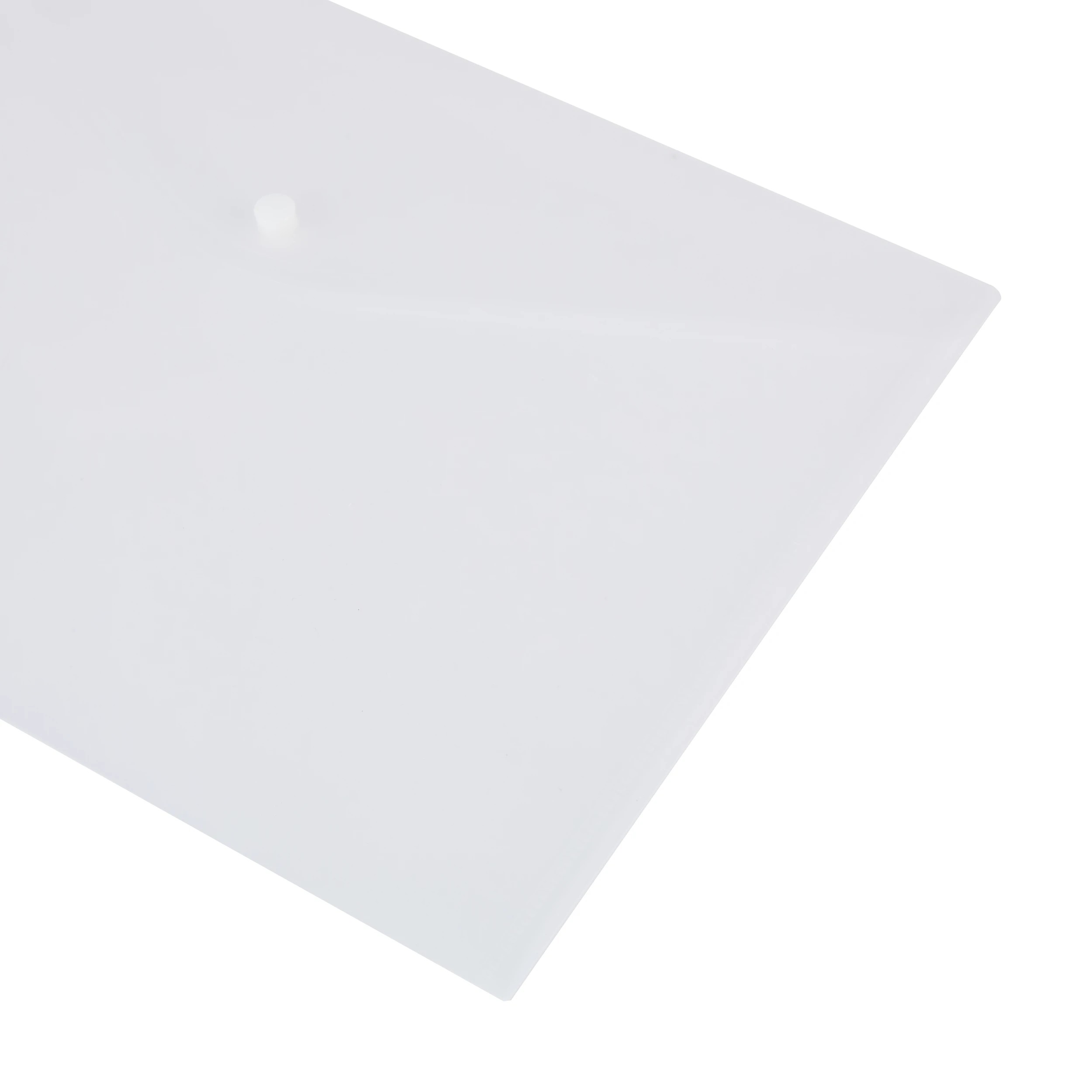 6 3 Pack A4 Button Document Wallet - Clear, 6 of 7