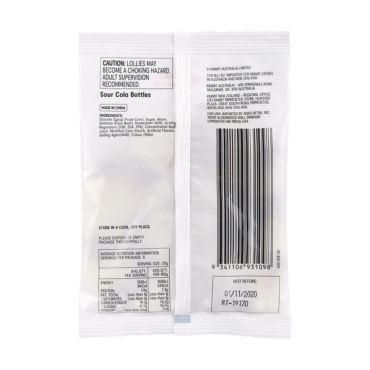 2 Sour Cola Bottles 135g, 2 of 3