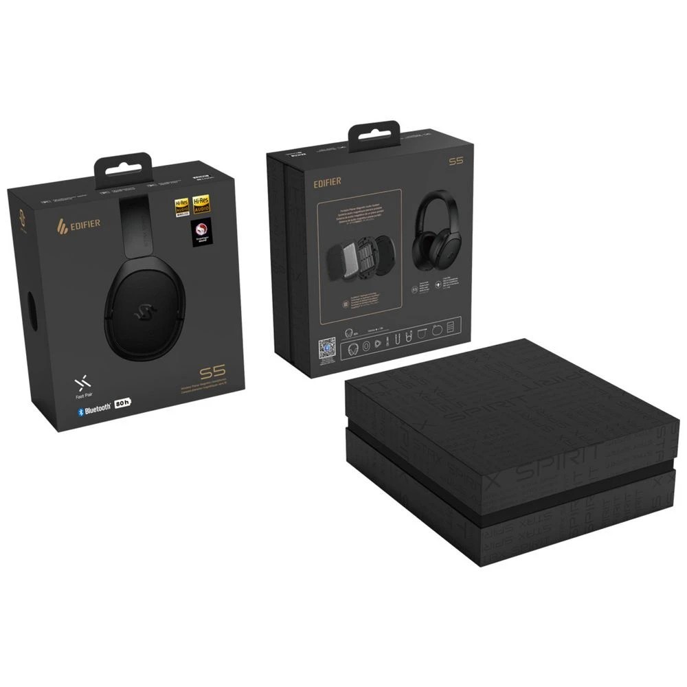 8 EDIFIER STAX S5 Wireless Planar Magnetic Headphones Black, 8 of 9