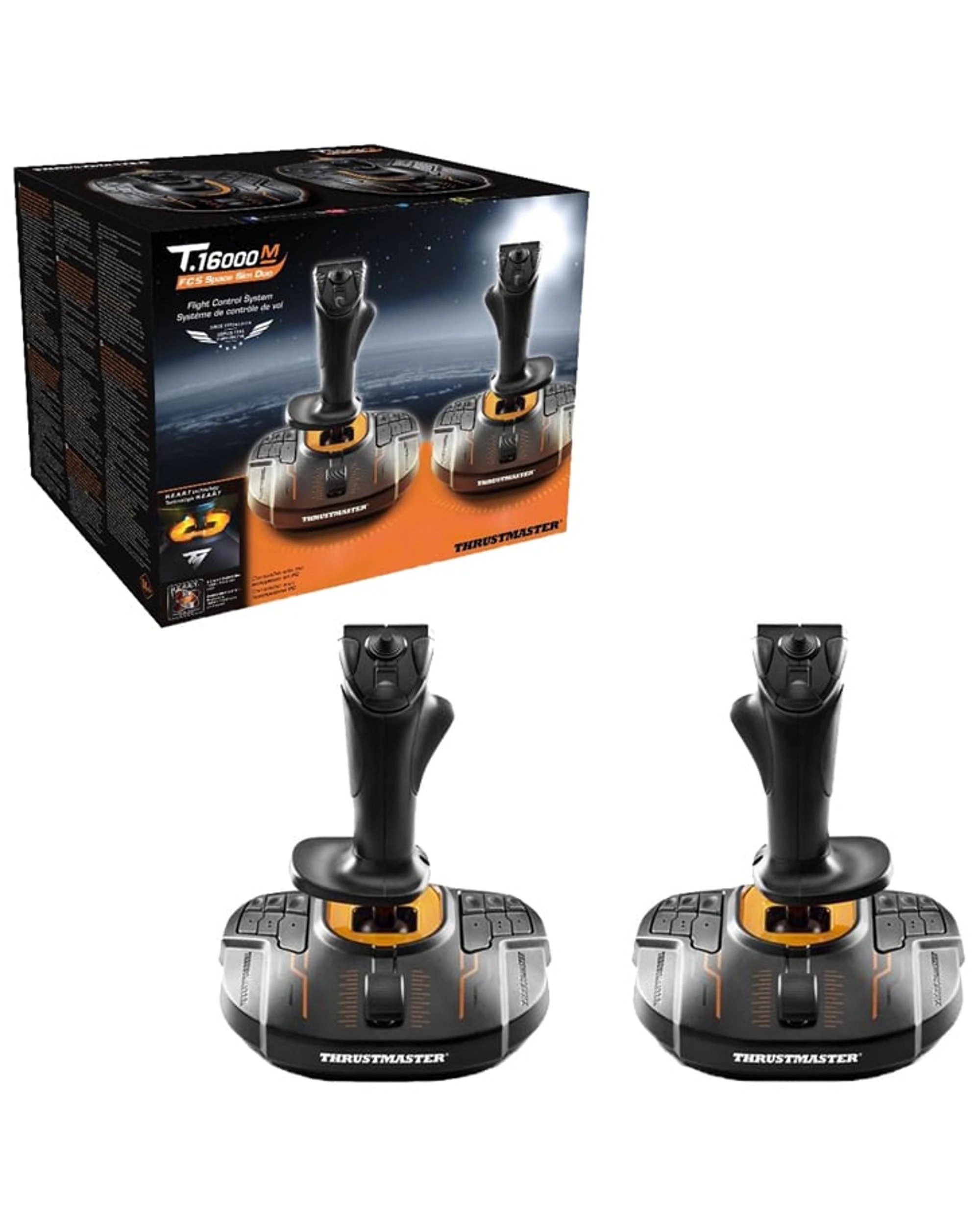 1 Thrustmaster T.16000M FCS Space Sim Duo Joysticks For PC, 1 of 3