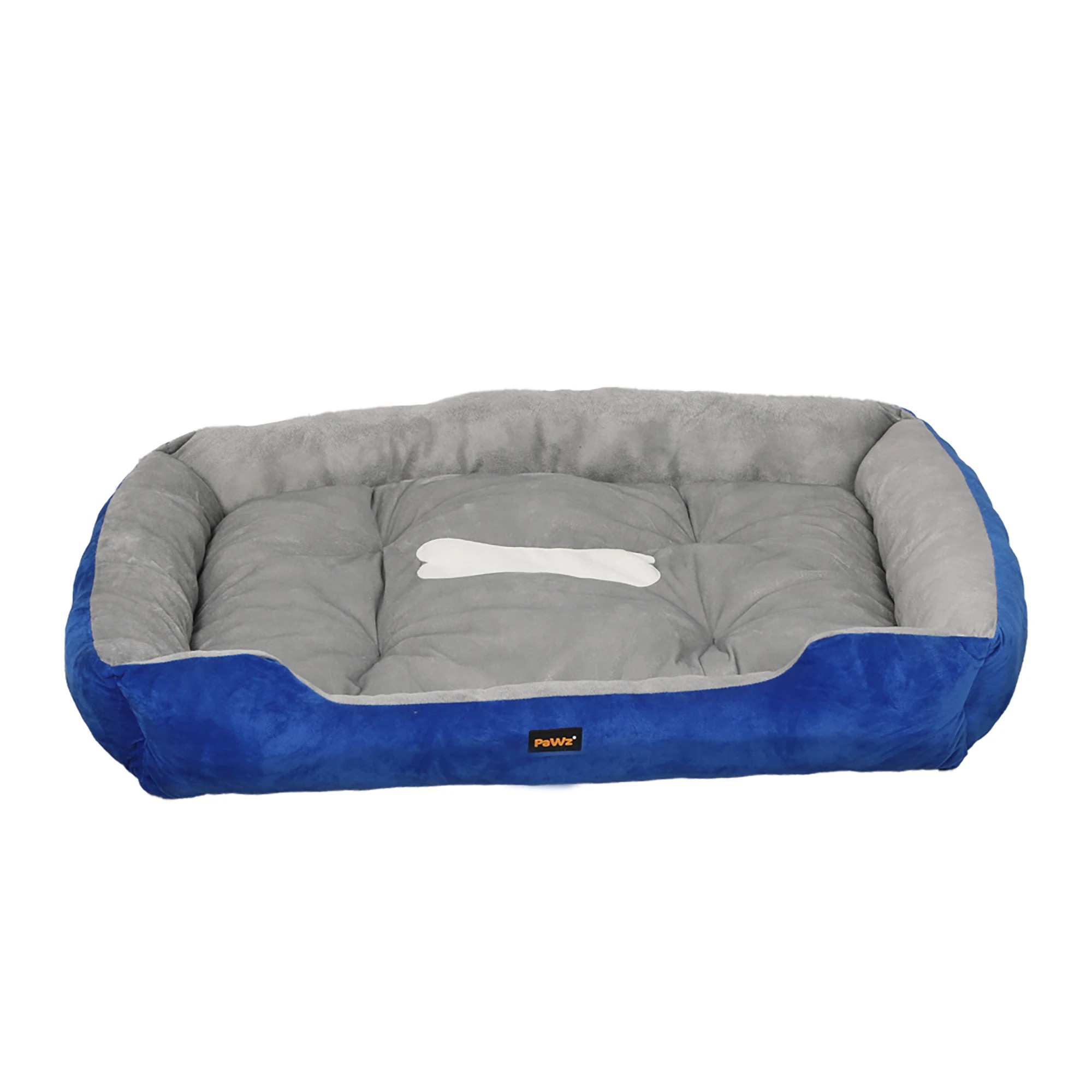2 Pawz Dog Calming Bed Xxl Navy Blue, 2 of 7