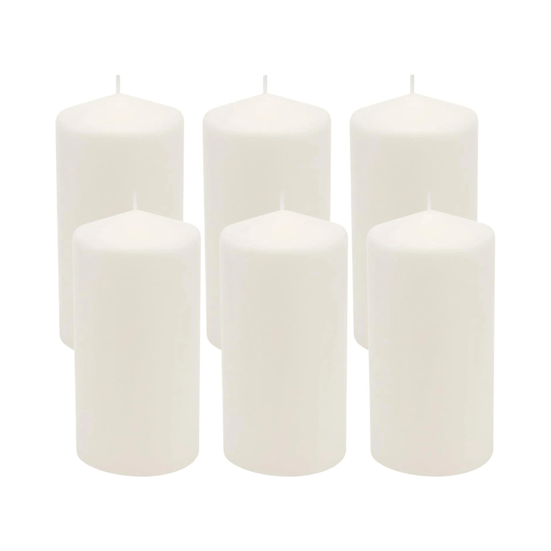 1 Br Home 54x Premium Church Candle Pillar Candles White Unscented Lead Free 20hrs - 5*10cm, 1 of 2
