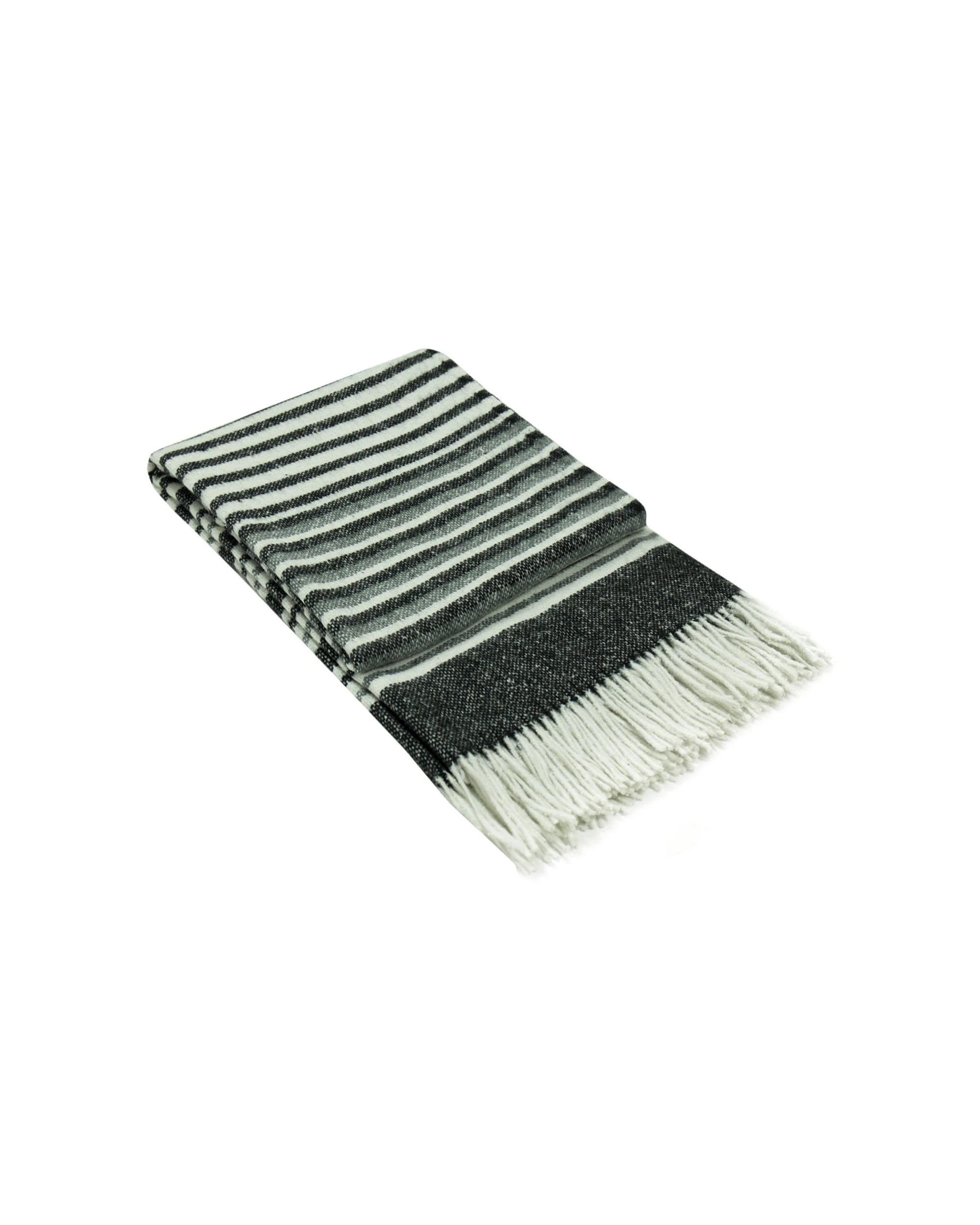 1 Codu Richmond Reclaimed Wool Blend Throw Rug Home Decor Monochrome, 1 of 1