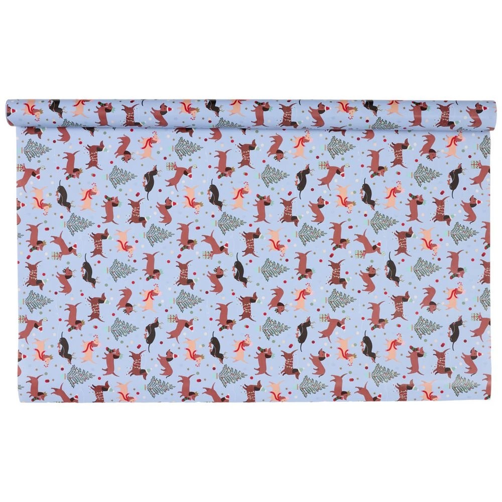 2 Officeworks Christmas Wrapping Paper Roll 3Pk Festive Friends, 2 of 4