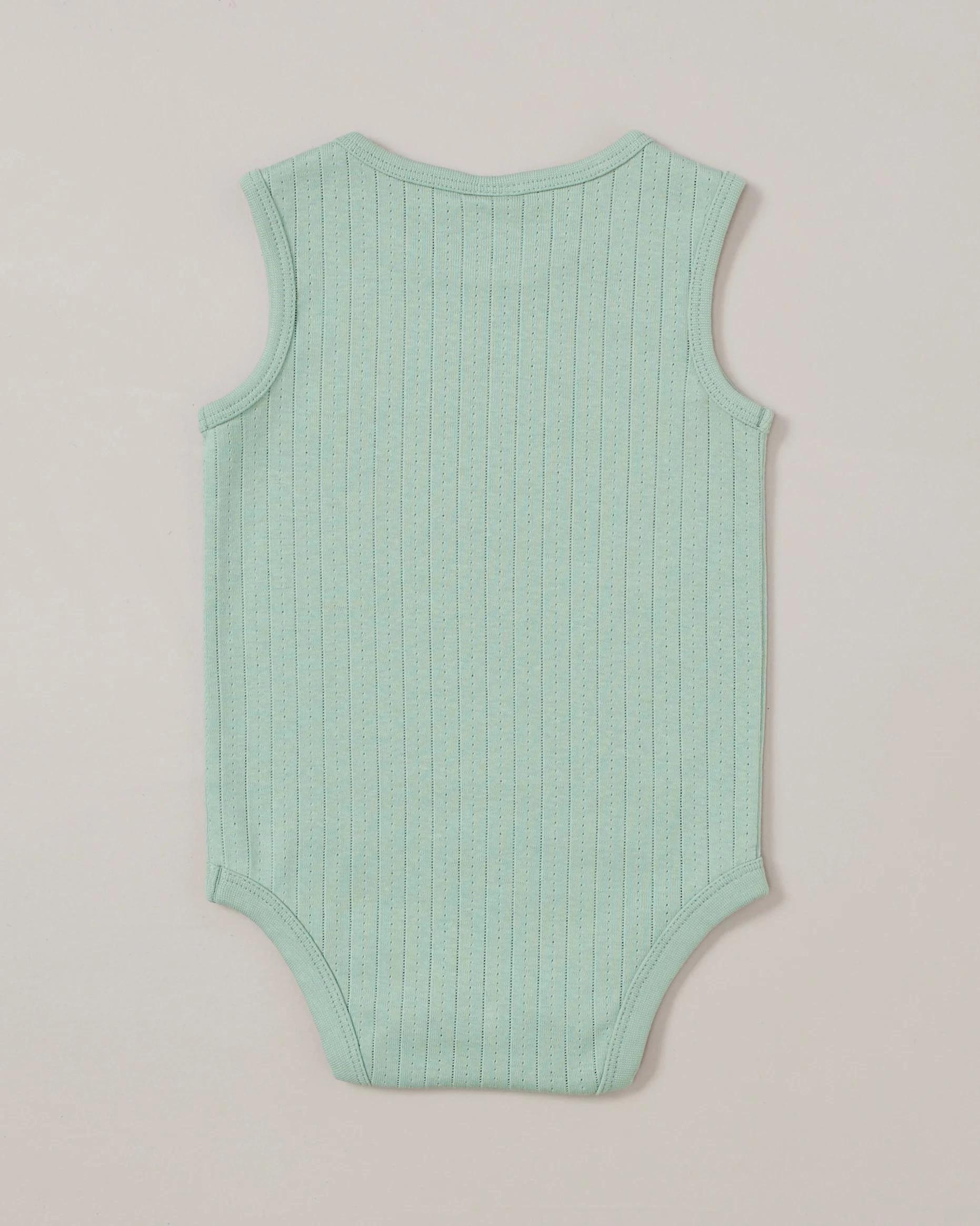 4 Target Baby Organic Cotton Pointelle Bodysuit JADEITE GREEN, 4 of 9