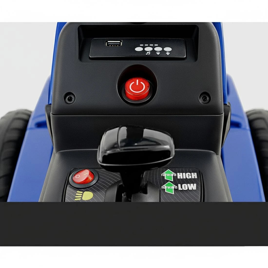 4 Rigo Kids Electric Ride On Car Tractor Toy Cars 12V - Blue, 4 of 5