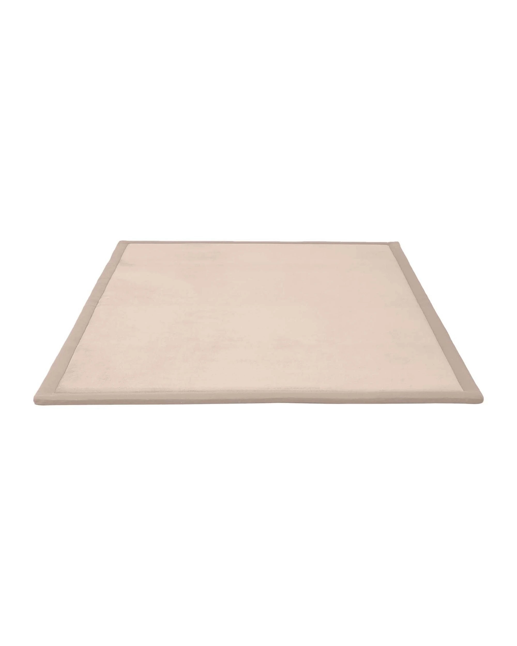 1 Kitchee Foam Floor Mat 200x200cm - Padded Thick Soft Tatami Style Rug Cream, 1 of 4