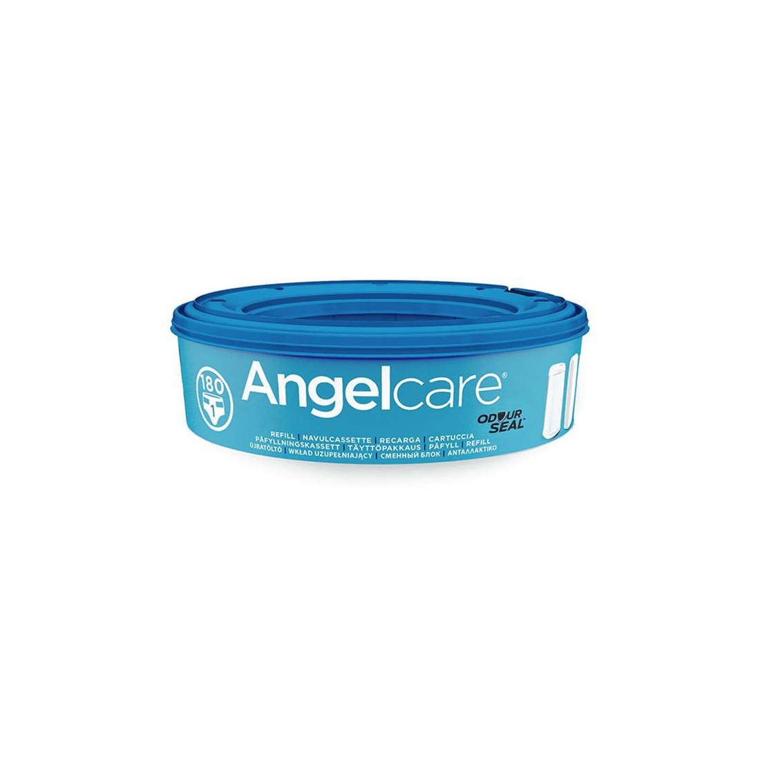 1 Angelcare Odour Seal Baby Nappy Diaper Disposal Cassette Refills
 - Blue, 1 of 3