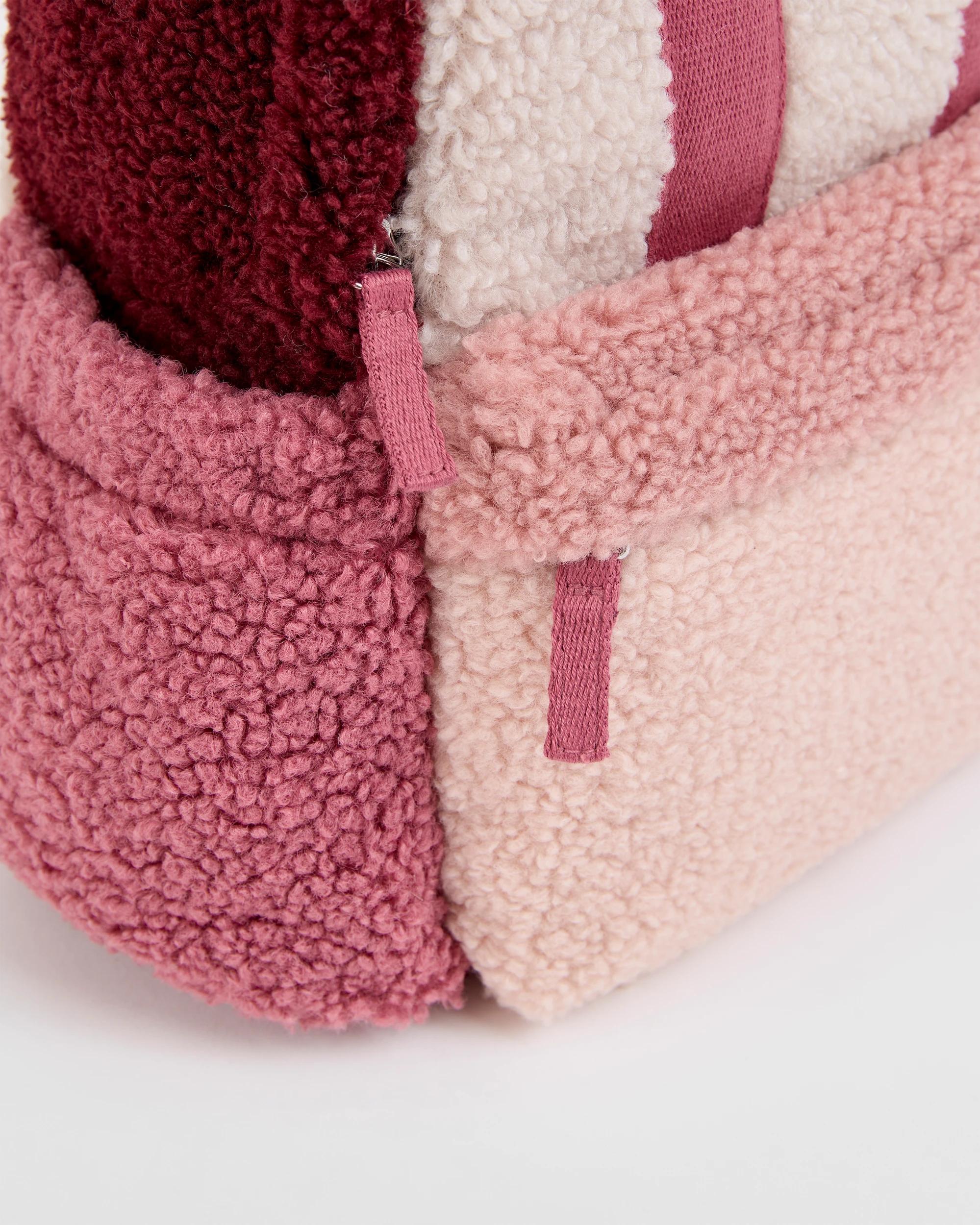 2 Target Kids Kids Colour Block Sherpa Backpack PINKS, 2 of 2