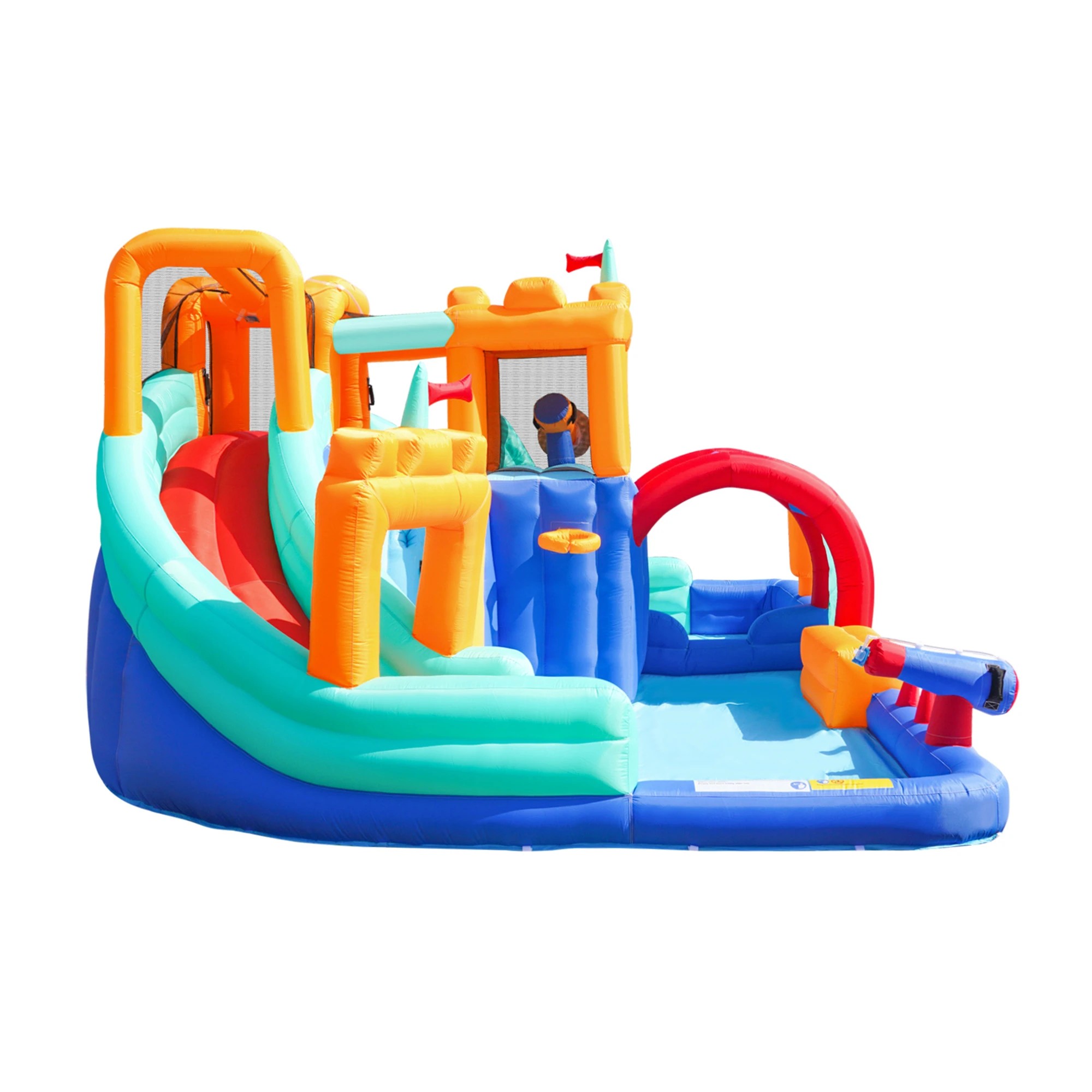 4 Airmyfun Inflatable Water Slide Park Bouncy Castle Play Centre - Multi, 4 of 9