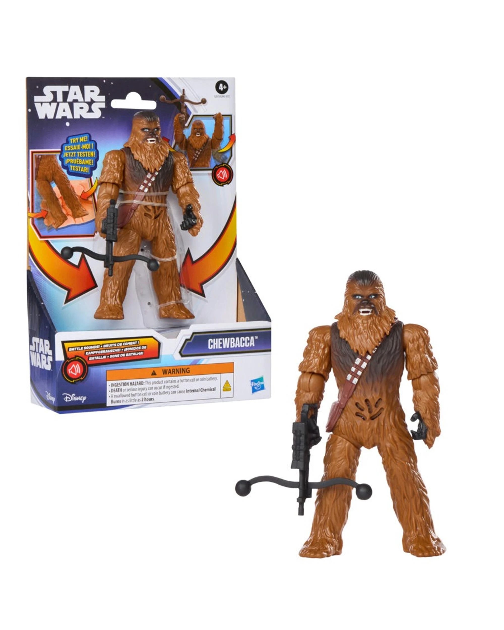 1 Star Wars Actionverse Deluxe Chewbacca Action Figure, 1 of 9