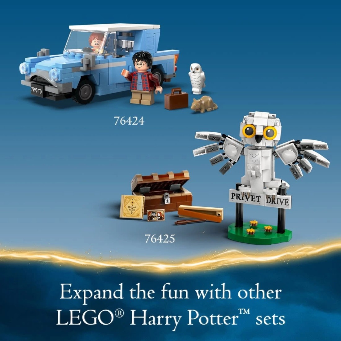 7 LEGO Harry Potter Flying Ford Anglia 76424, 7 of 11