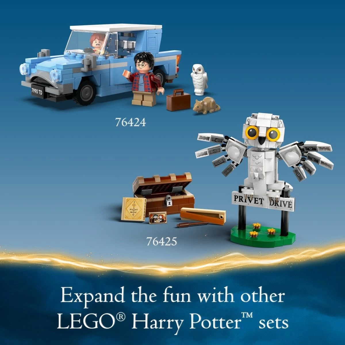 7 LEGO Harry Potter Flying Ford Anglia 76424, 7 of 11