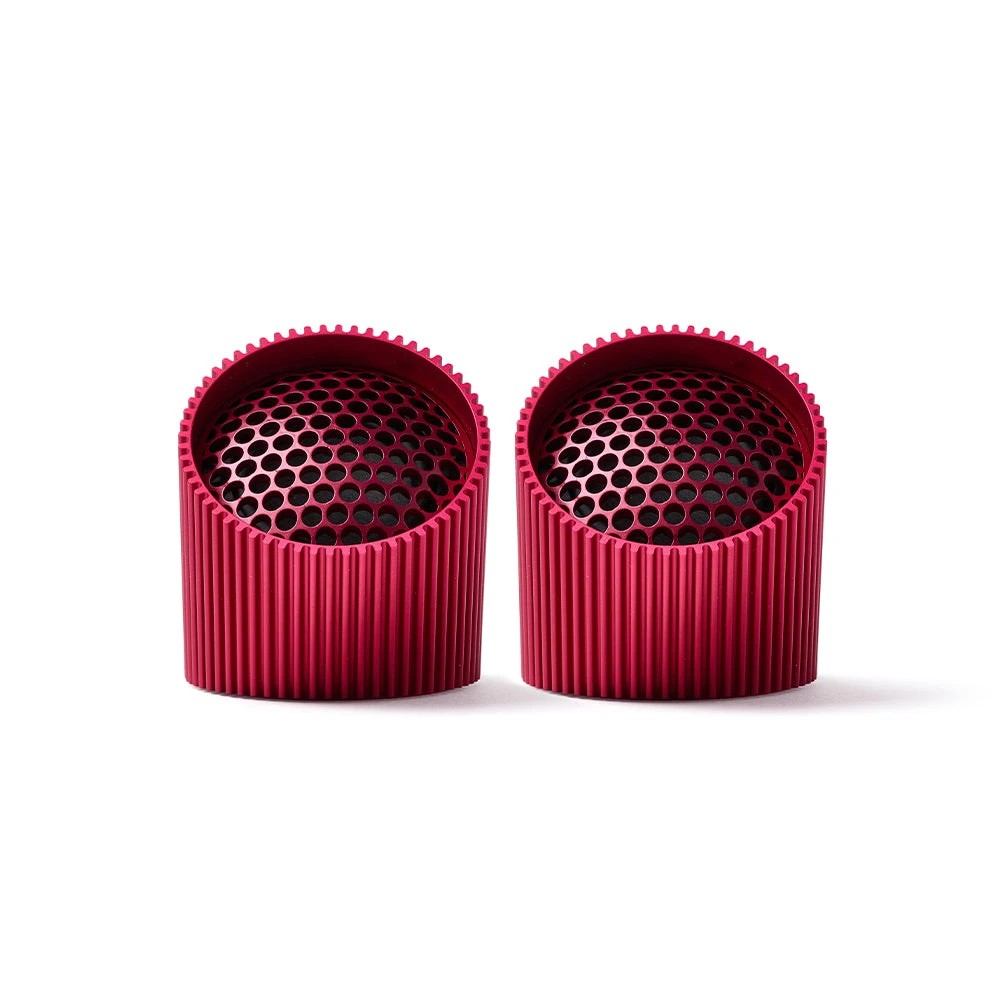 2 Lexon Ray Set Of Magnetic Bluetooth Speakers - Red, 2 of 6